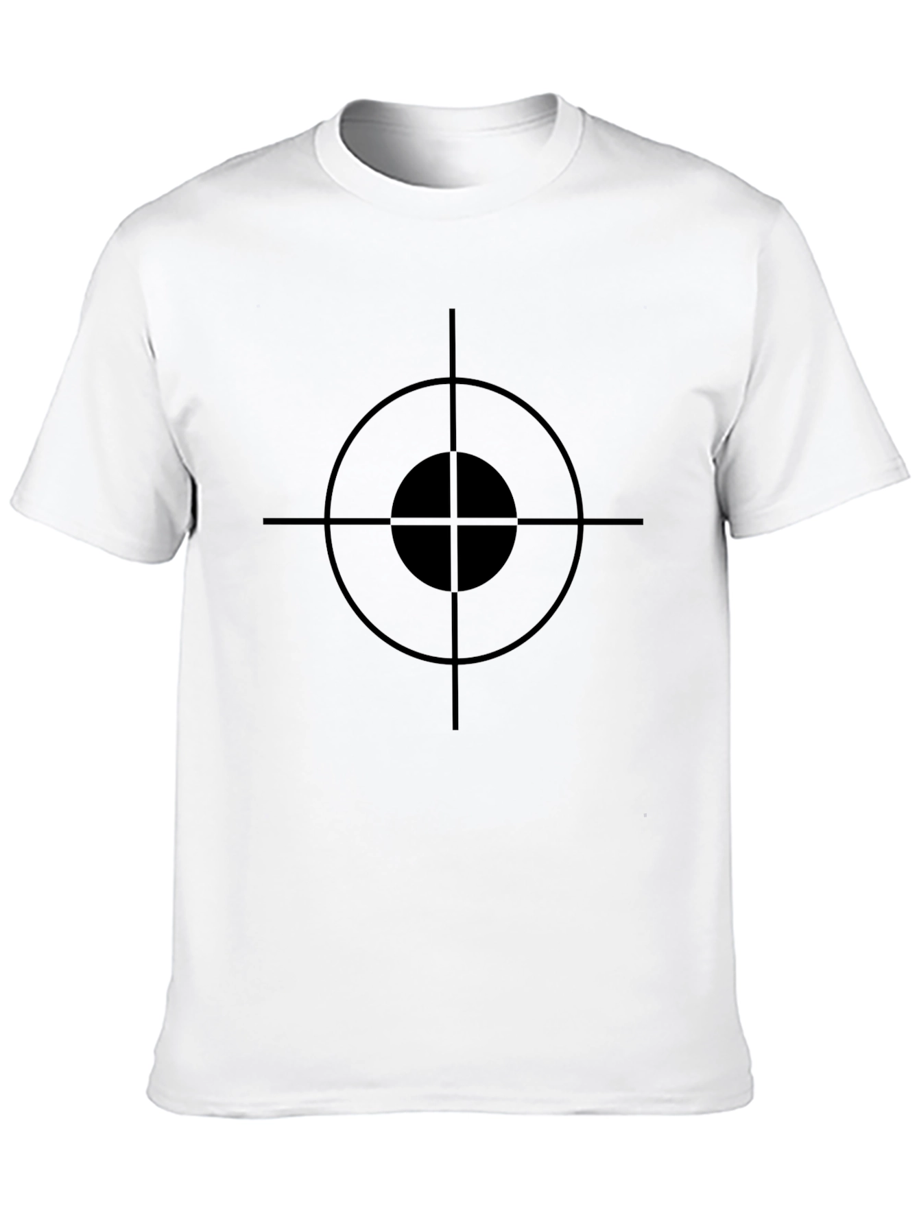 Target Graphic Mens Black T-Shirt