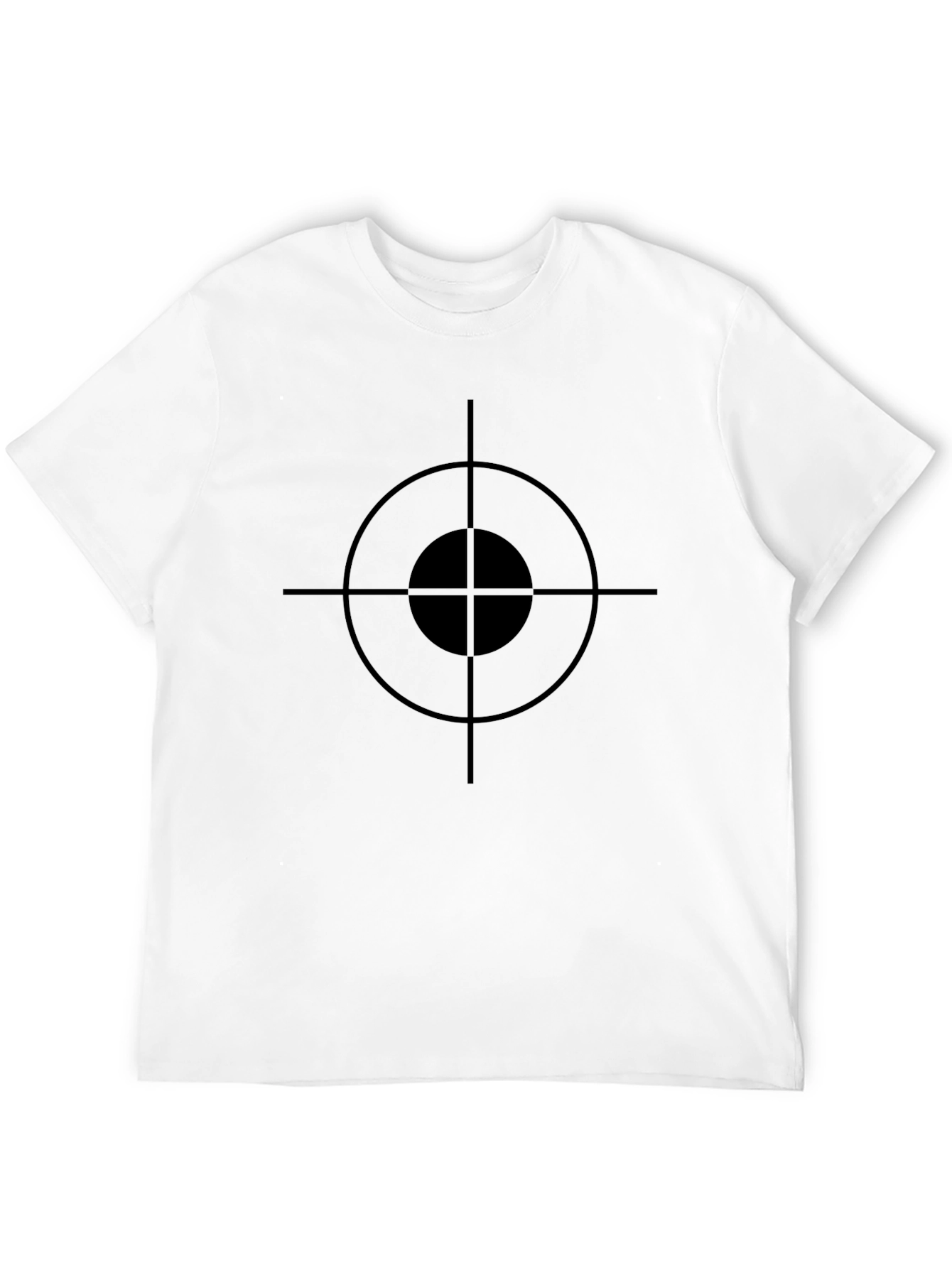 Target Graphic Mens Black T-Shirt