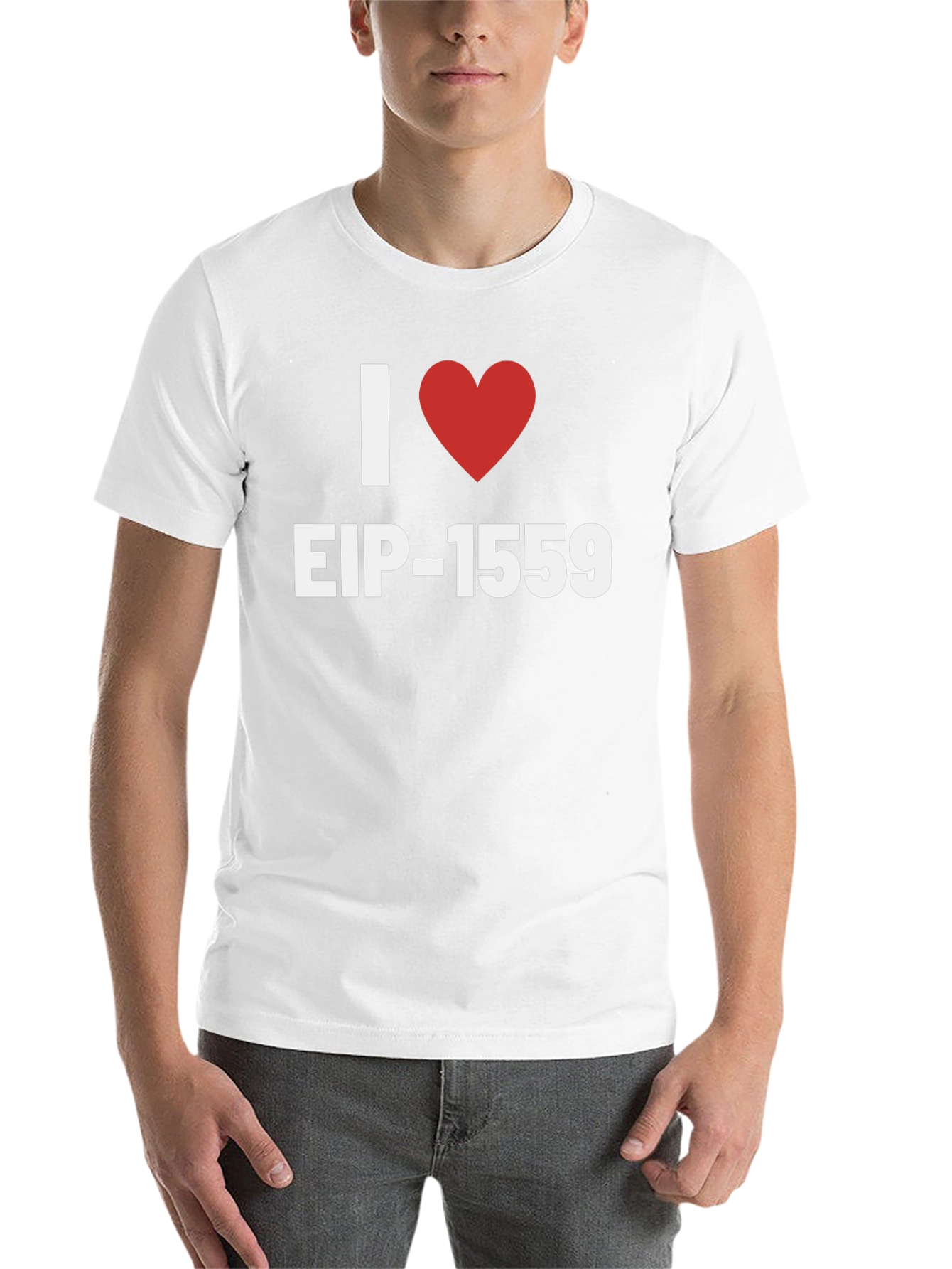 I Heart EIP-1559 Graphic Tee - Black Cotton T-Shirt