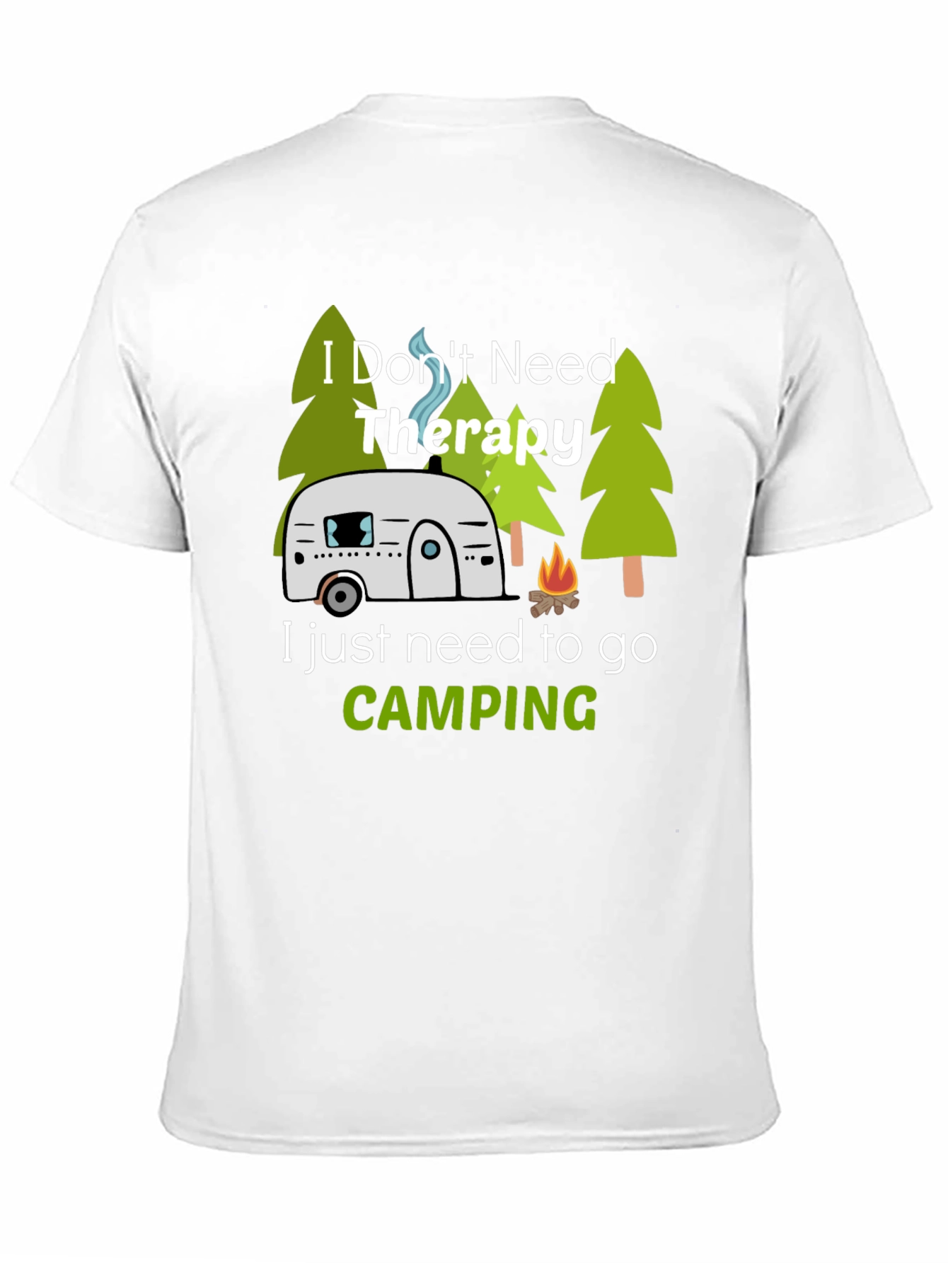 Camping Therapy T-Shirt - Adventure Awaits!