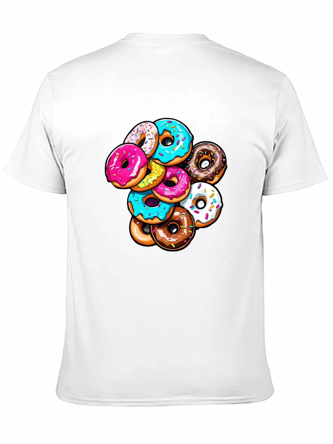 Donut Stack Graphic Tee - Sweet Style