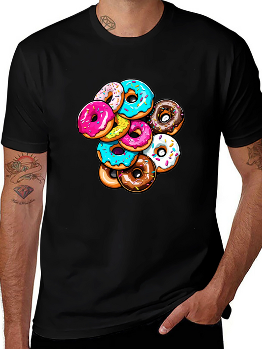 Donut Stack Graphic Tee - Sweet Style