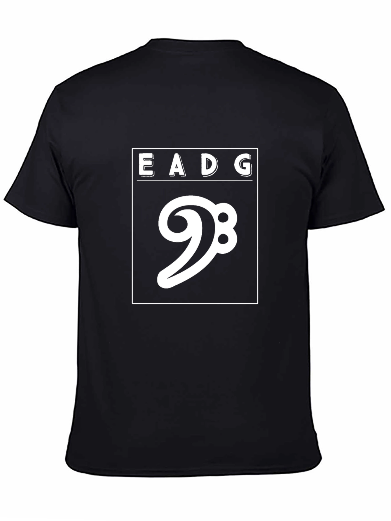 Bass Clef Tuning Black T-Shirt - Musician Tee