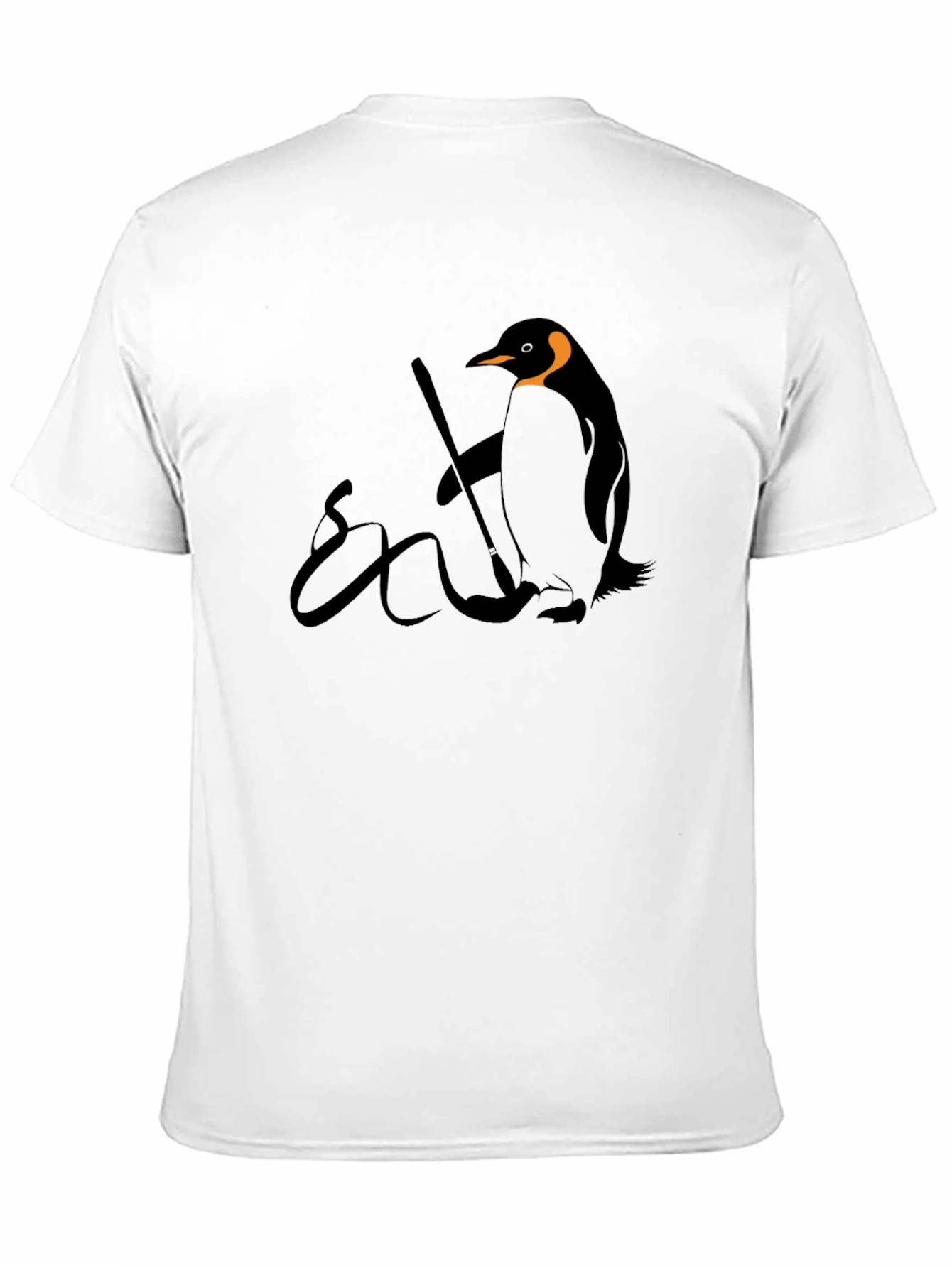 Painter Penguin Black T-Shirt