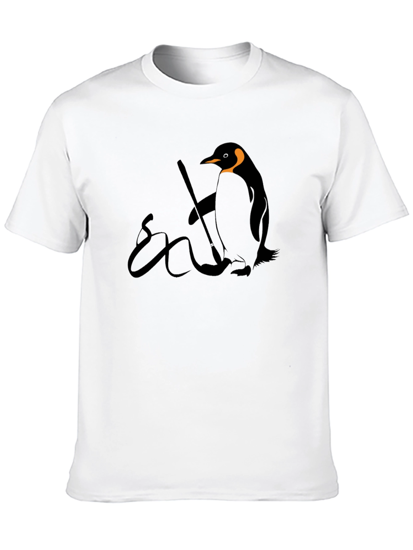 Painter Penguin Black T-Shirt