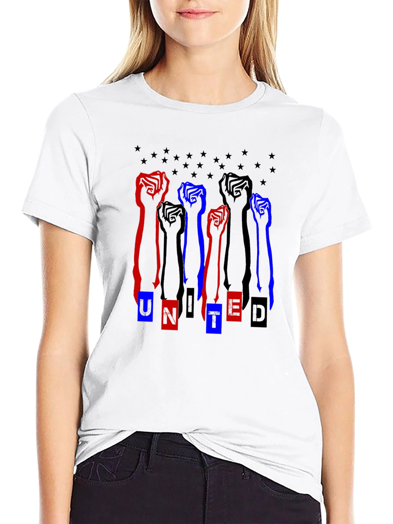 United Graphic Tee - Black Unisex T-Shirt