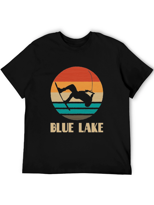 Blue Lake Wakeboarder Graphic Tee