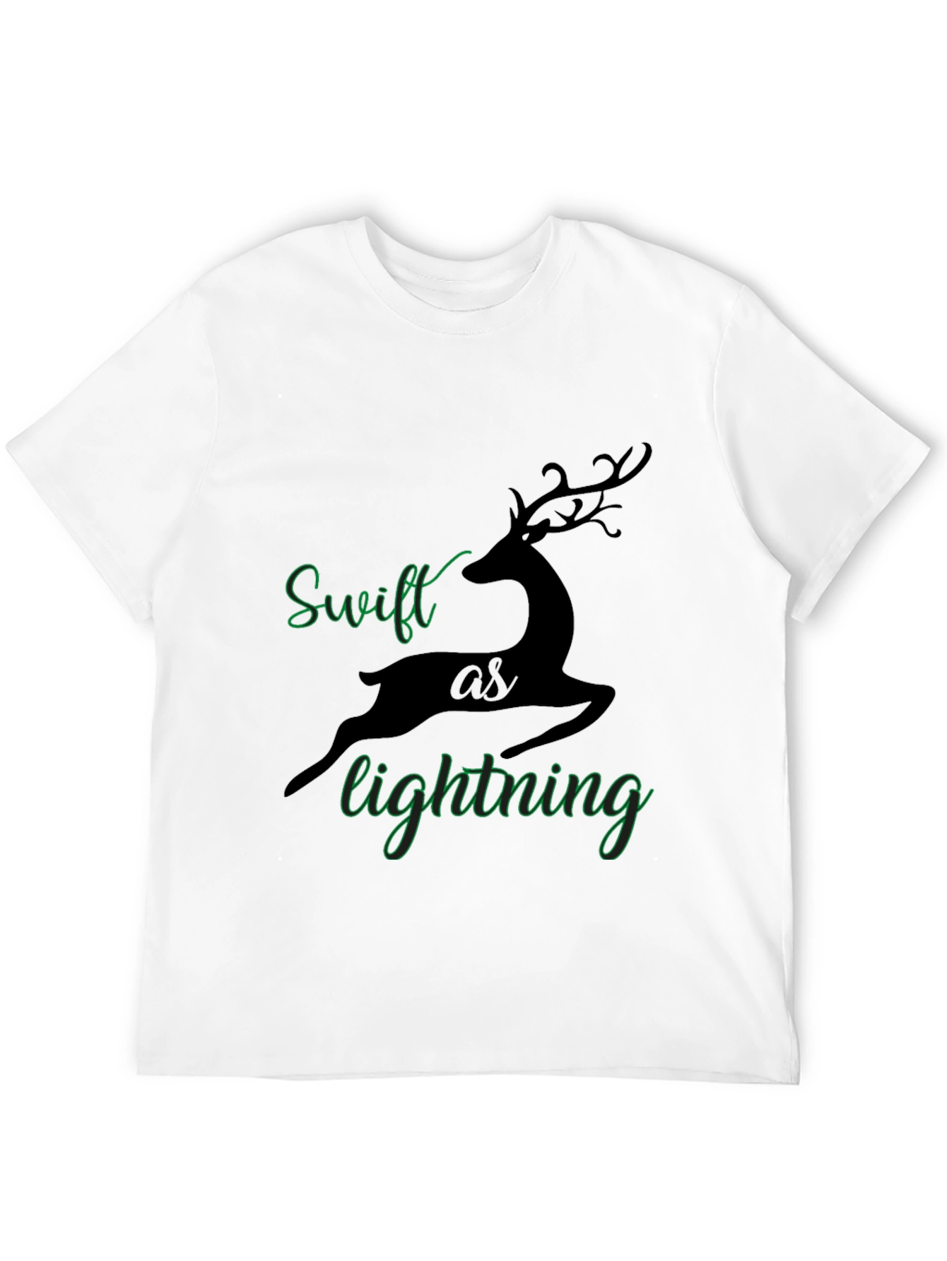 Swift as Lightning Deer Graphic Tee