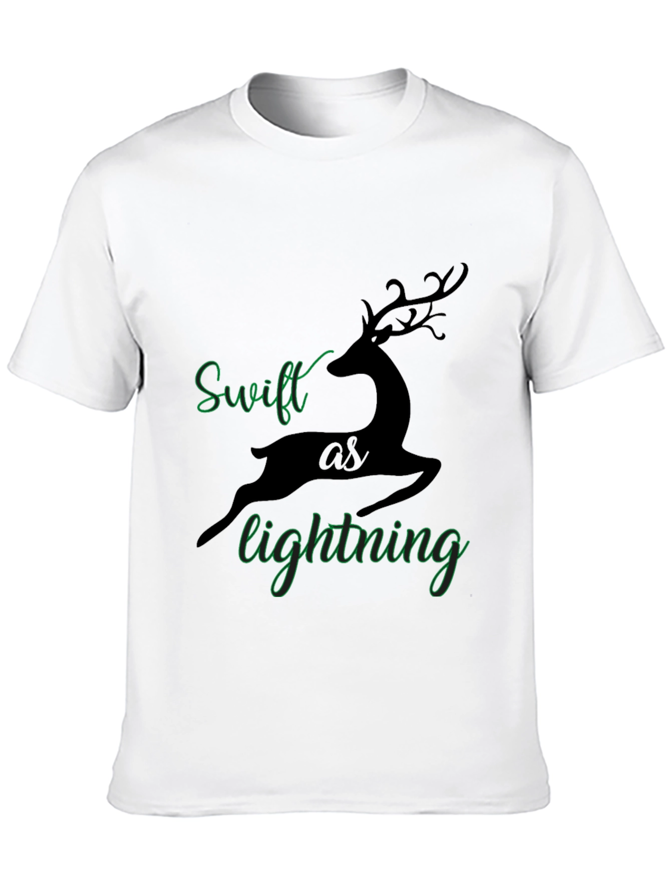 Swift as Lightning Deer Graphic Tee