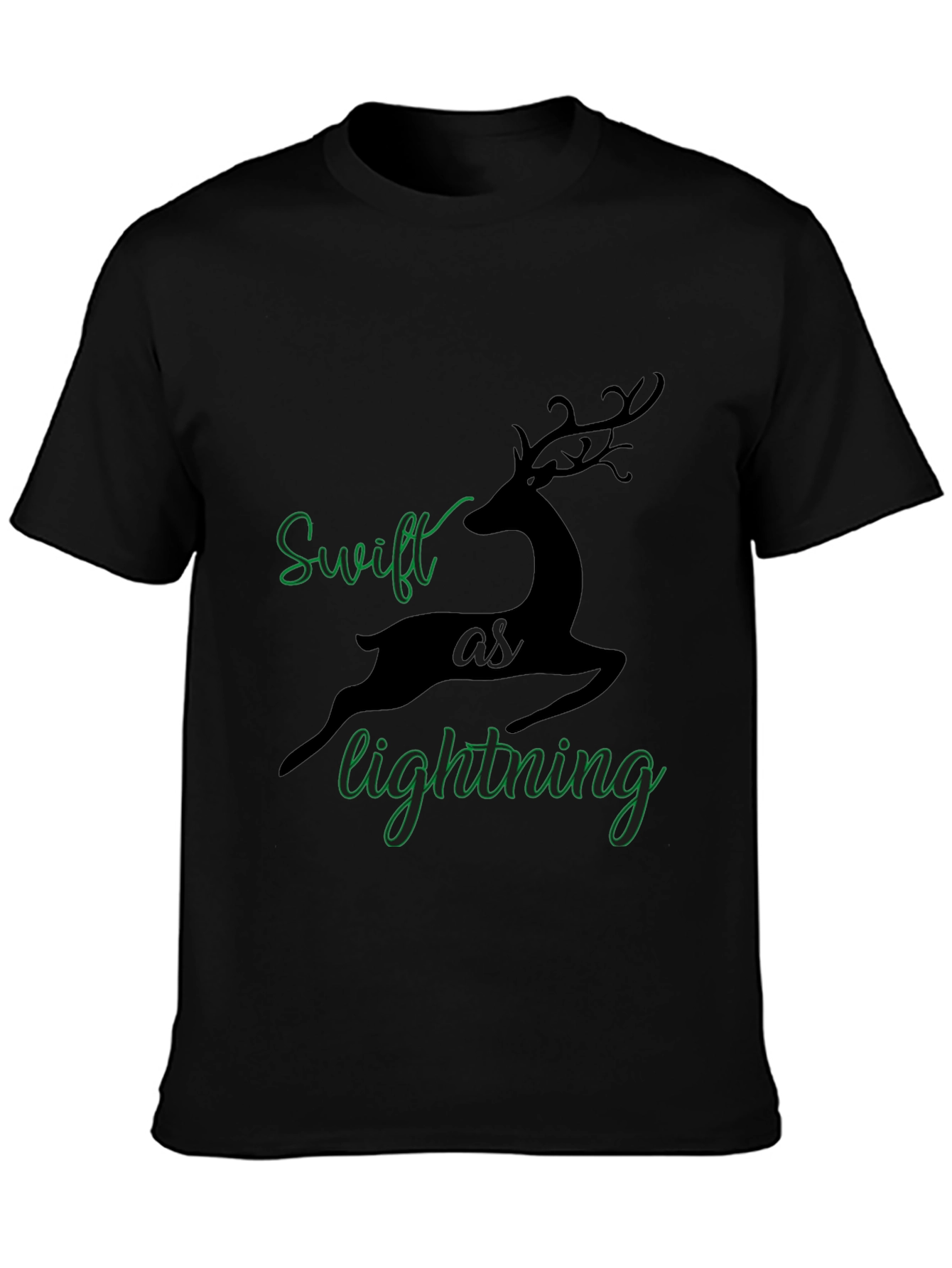 Swift as Lightning Deer Graphic Tee