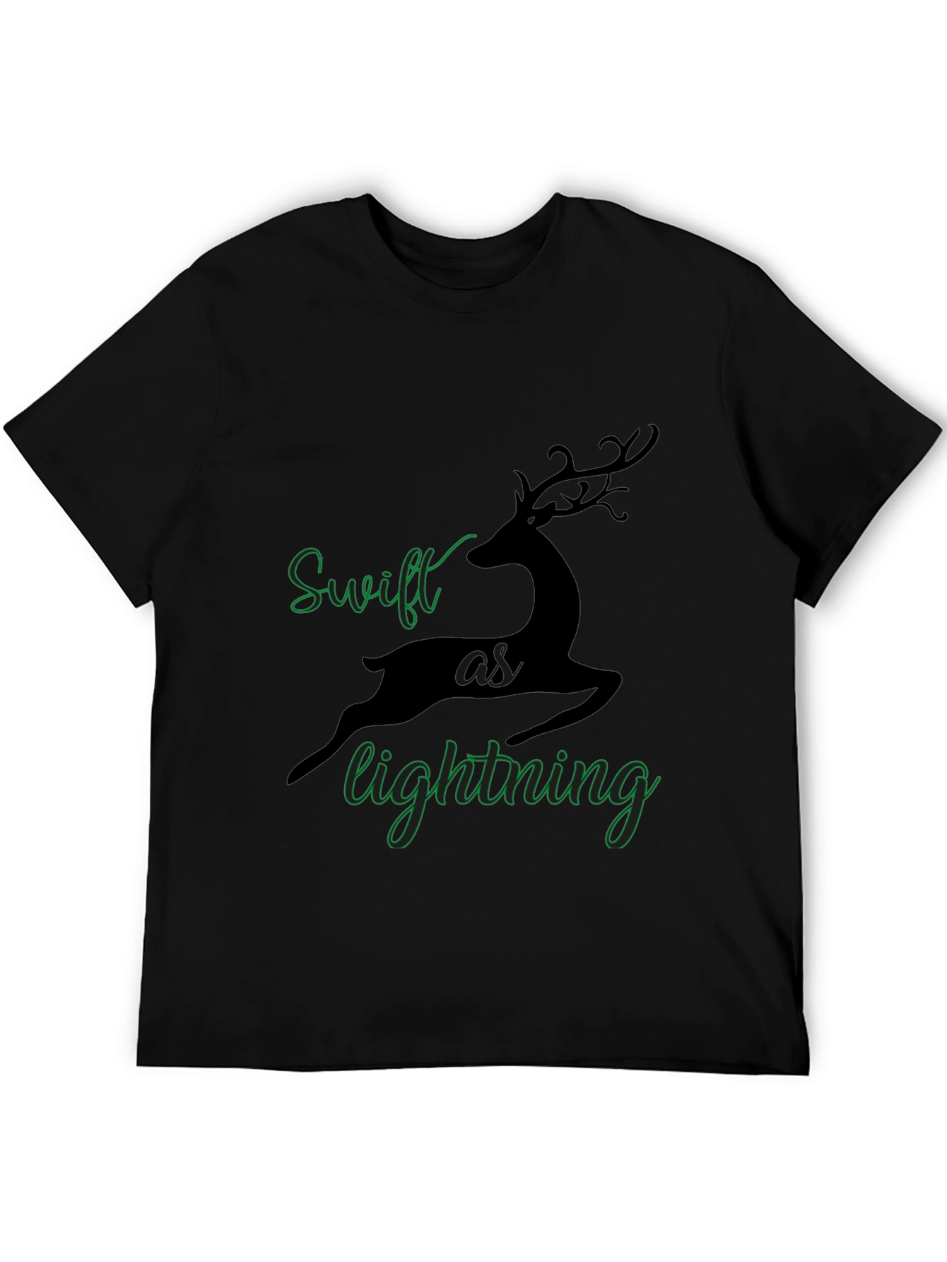Swift as Lightning Deer Graphic Tee