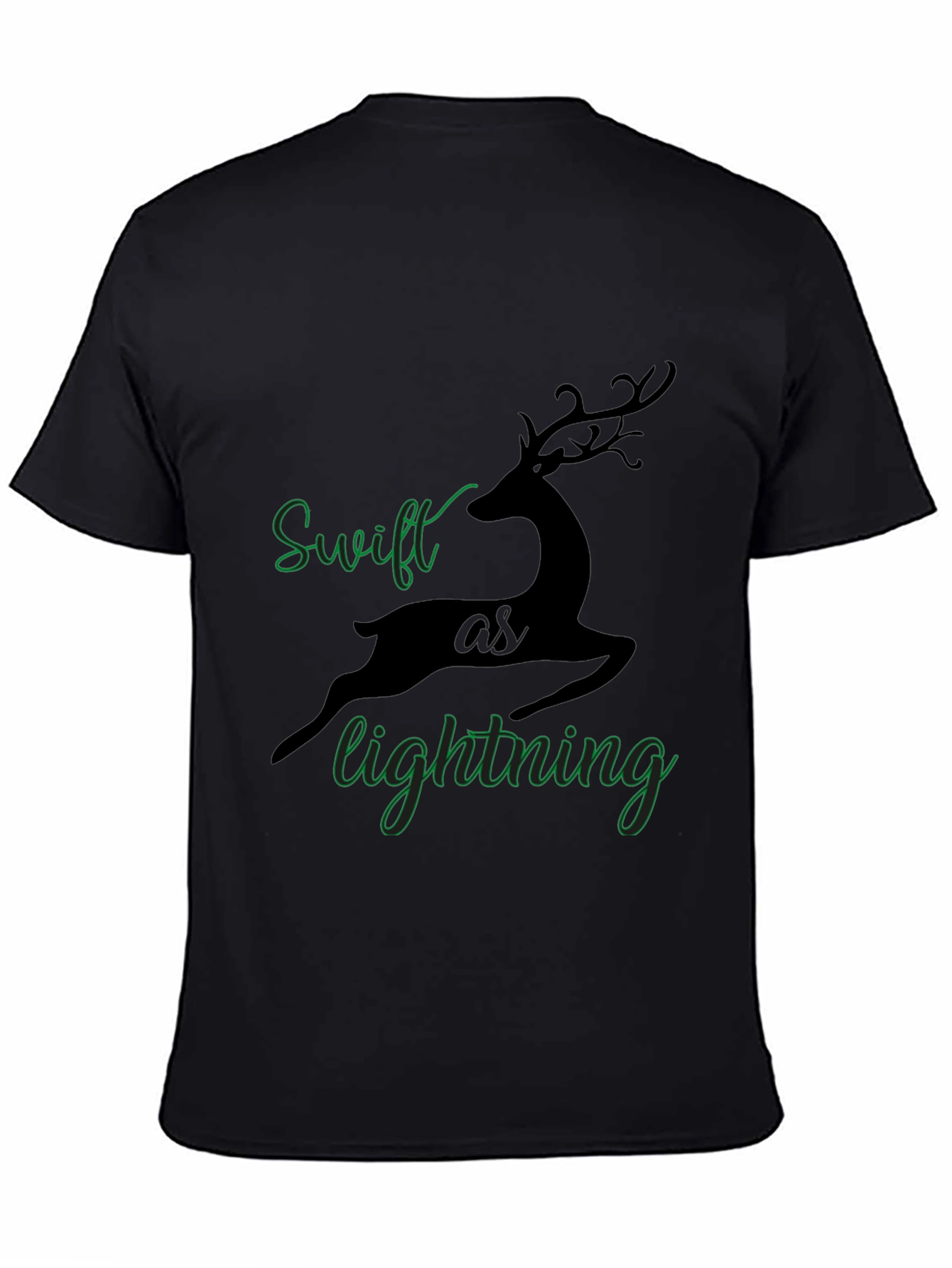 Swift as Lightning Deer Graphic Tee
