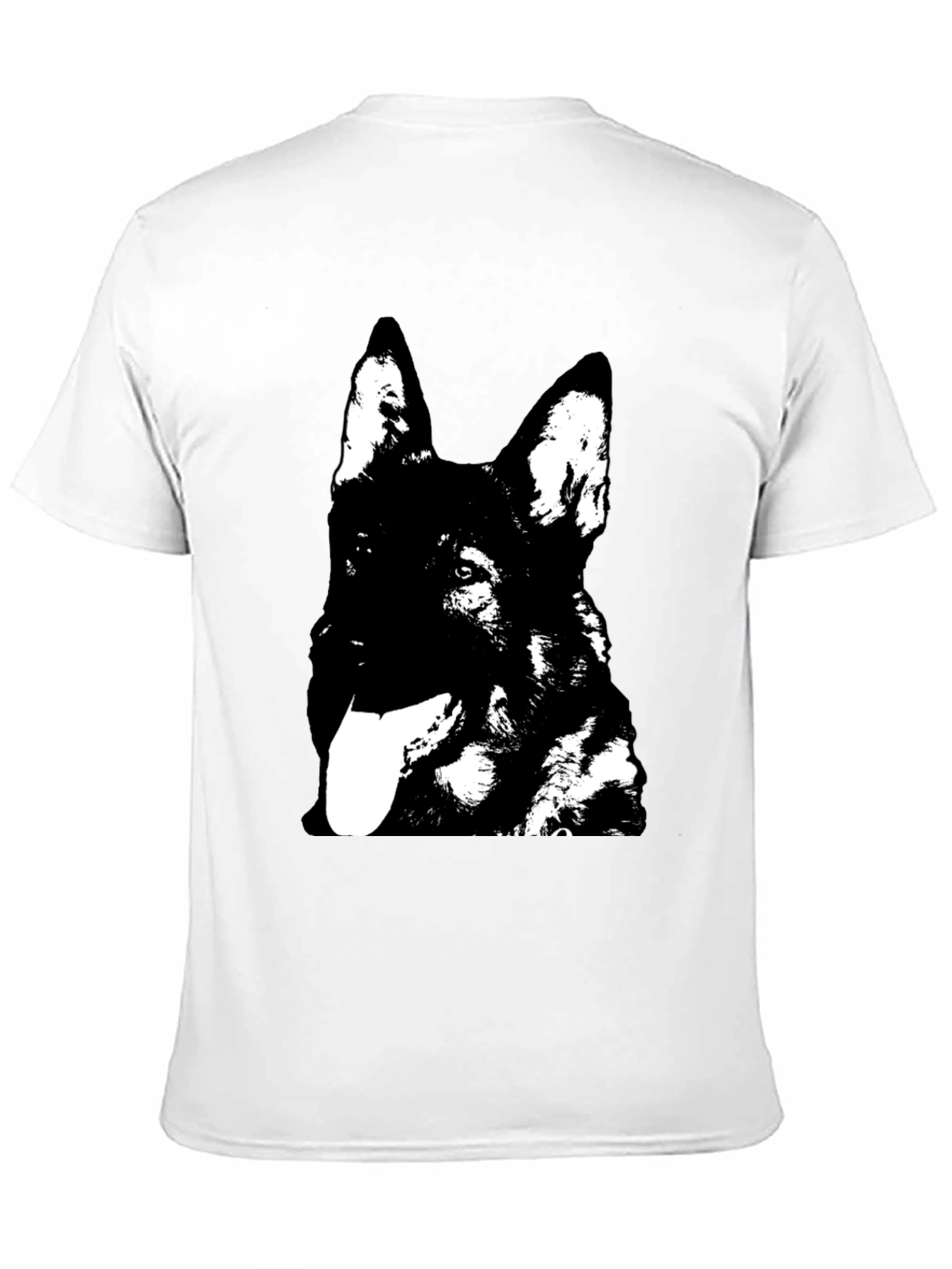 German Shepherd Graphic Tee - Black