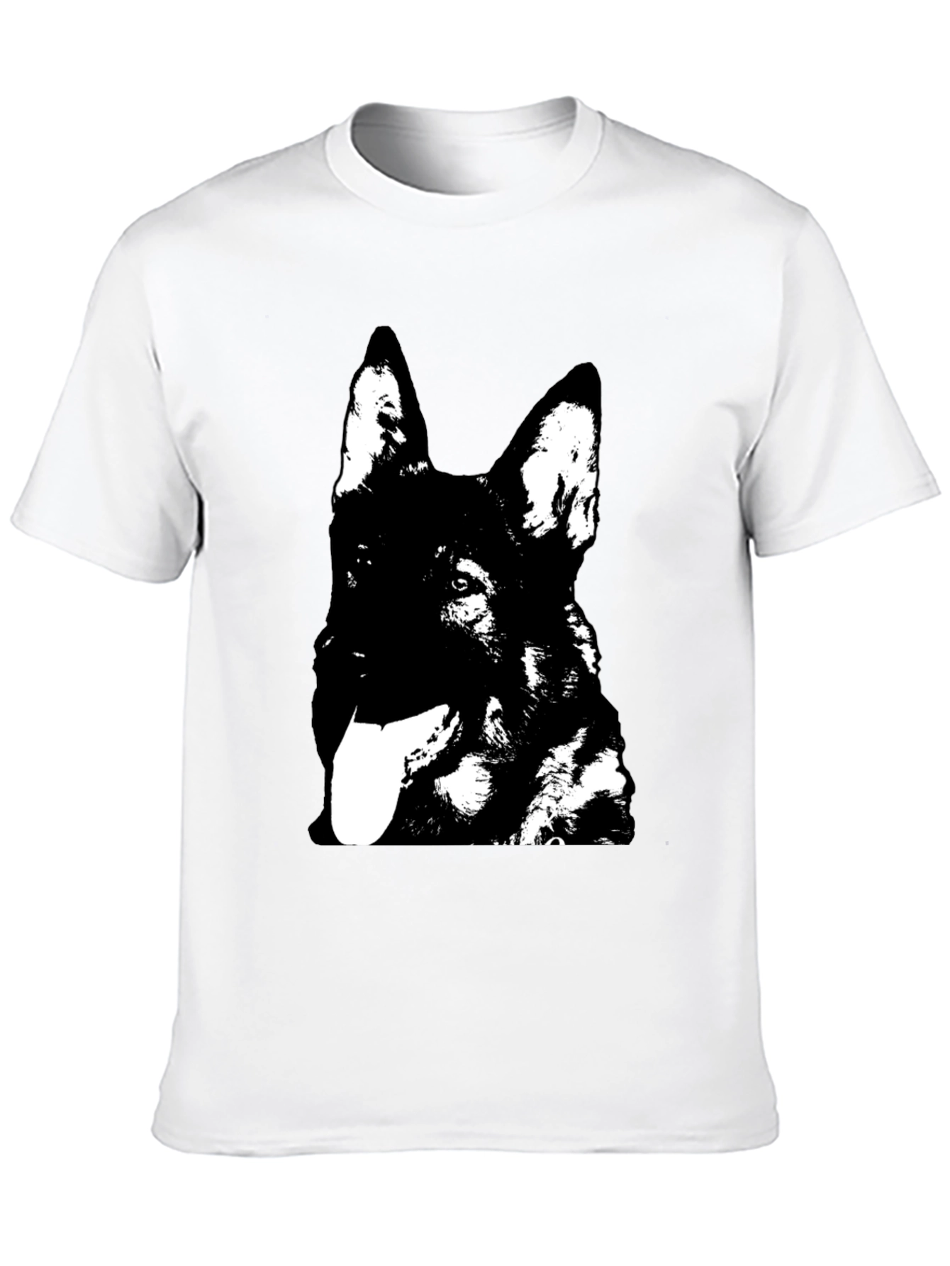 German Shepherd Graphic Tee - Black