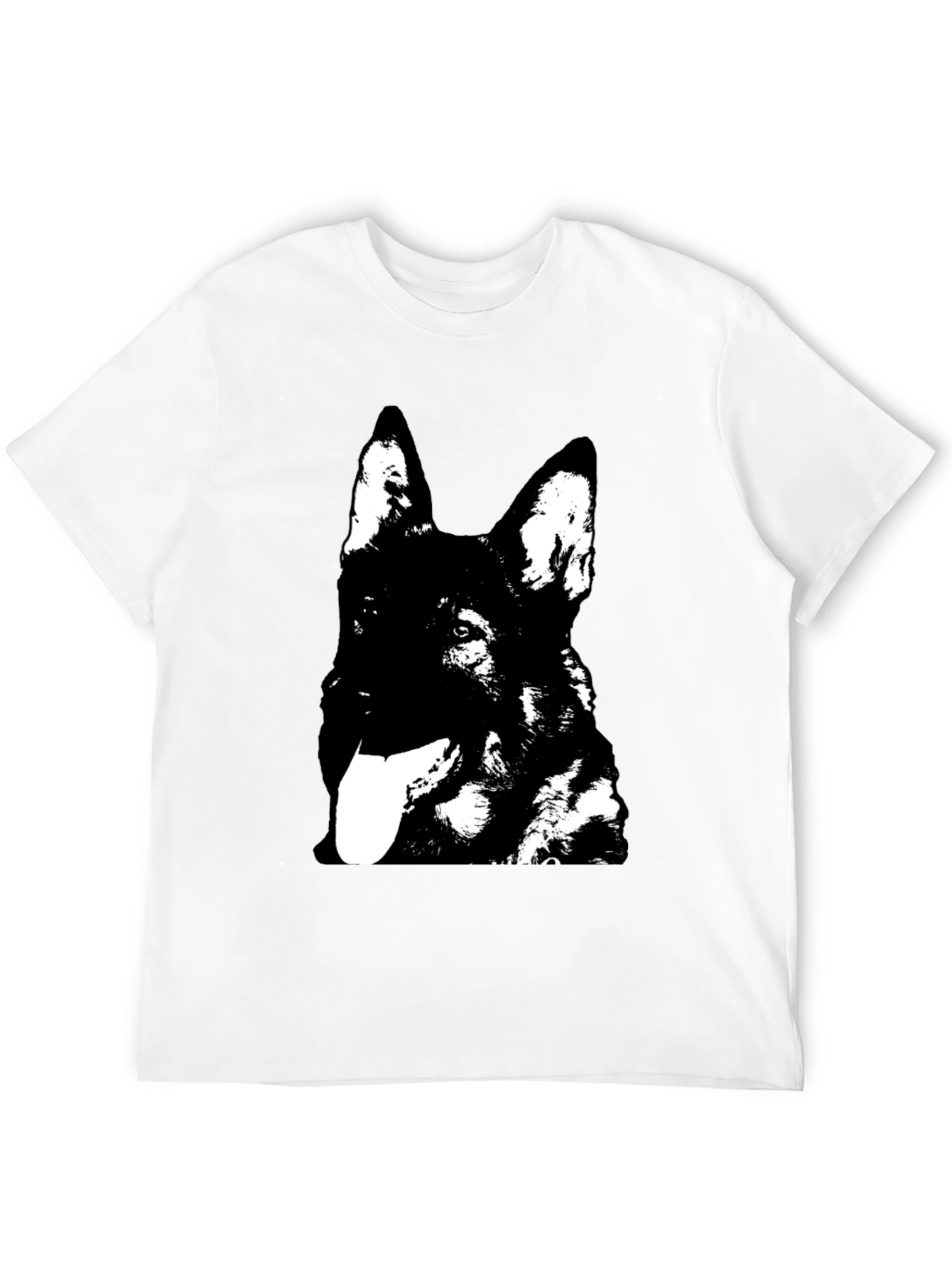 German Shepherd Graphic Tee - Black