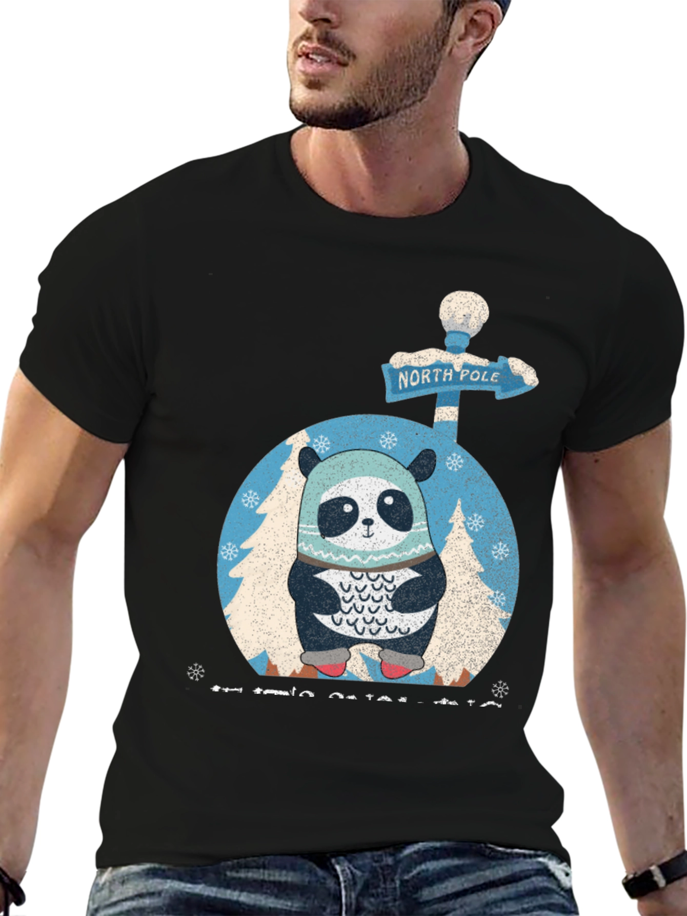 Winter Panda Graphic Tee