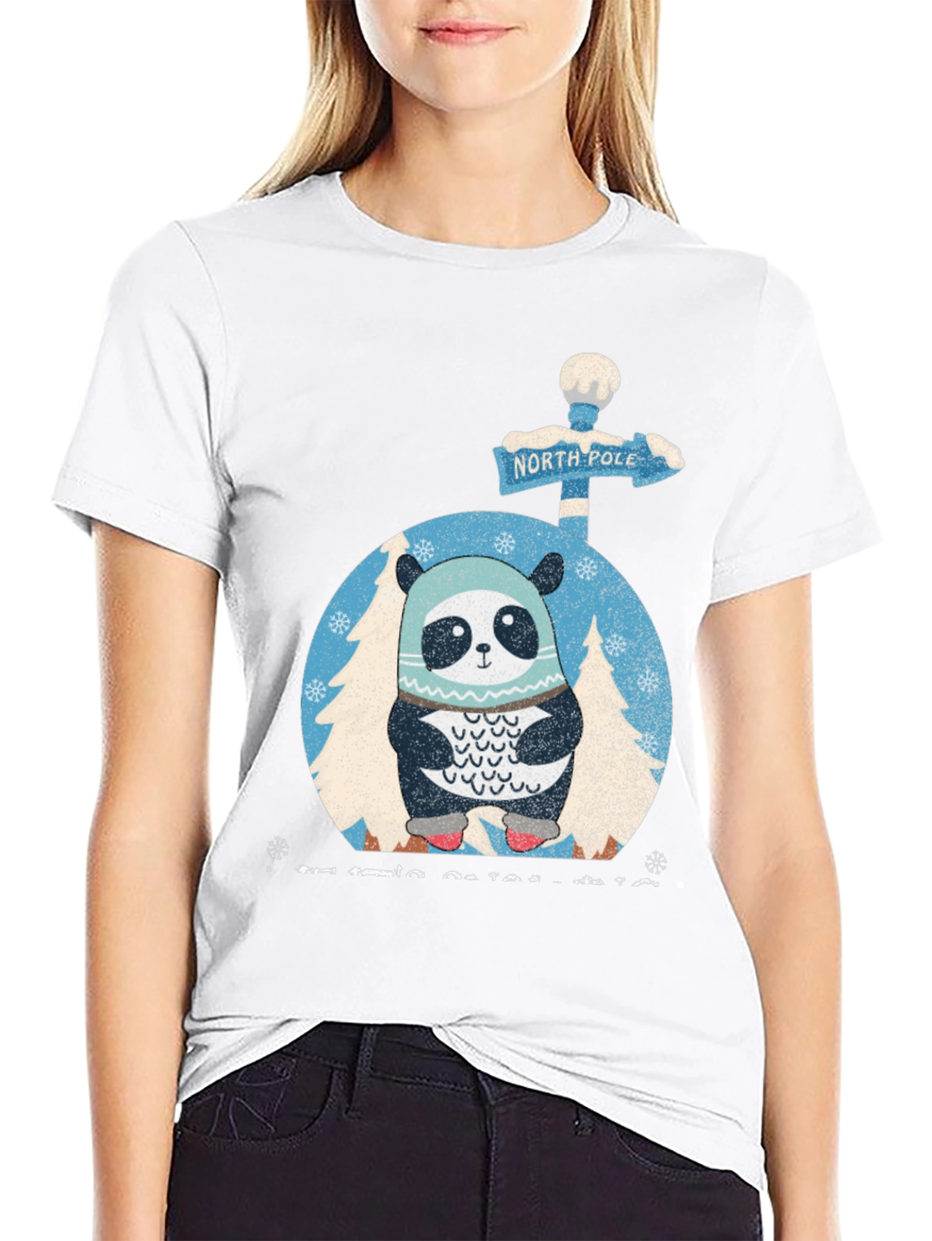 Winter Panda Graphic Tee