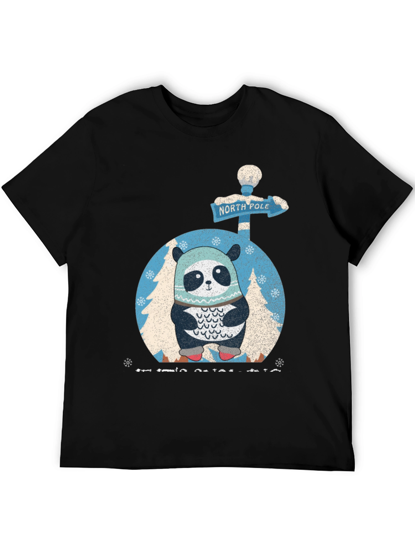 Winter Panda Graphic Tee