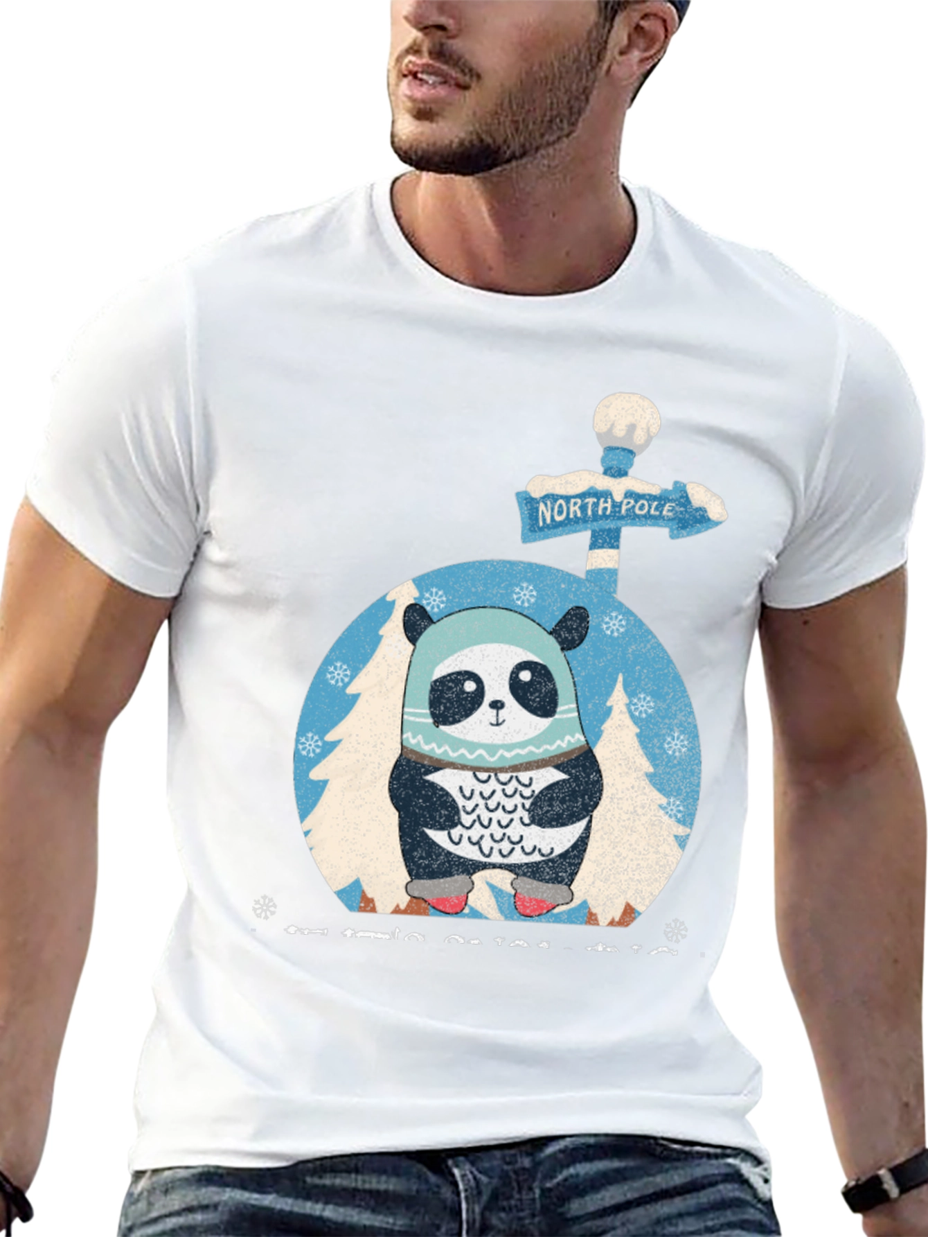 Winter Panda Graphic Tee