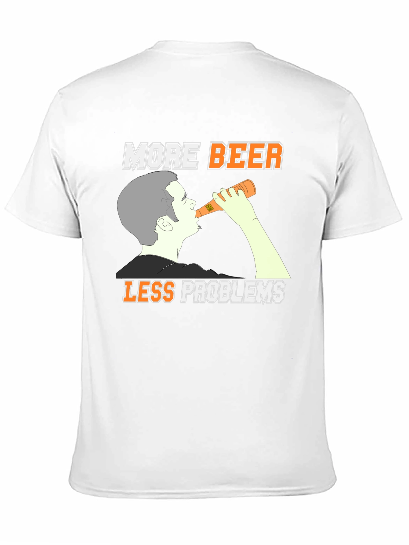 More Beer Less Problems Graphic Tee