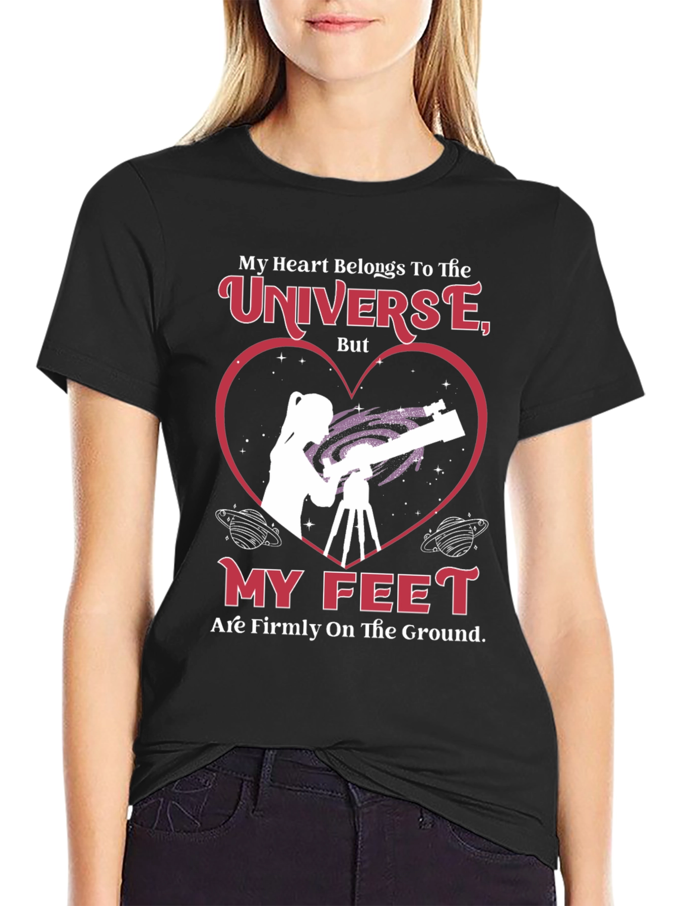 My Heart Belongs To The Universe T-Shirt