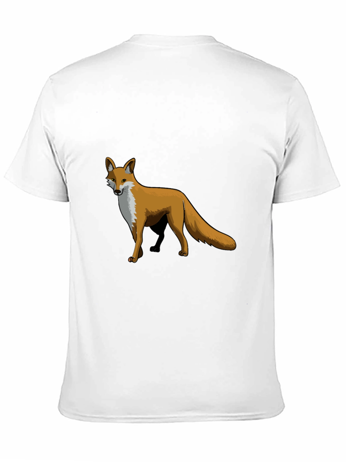 Mens Black Fox Graphic T-Shirt