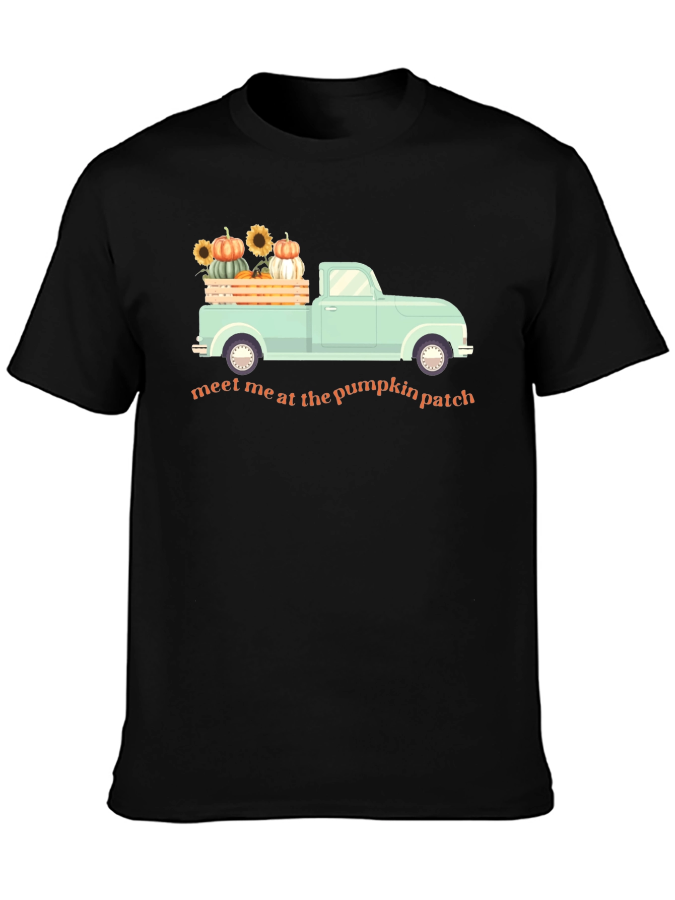 Pumpkin Patch Truck T-Shirt Fall Harvest Graphic Tee