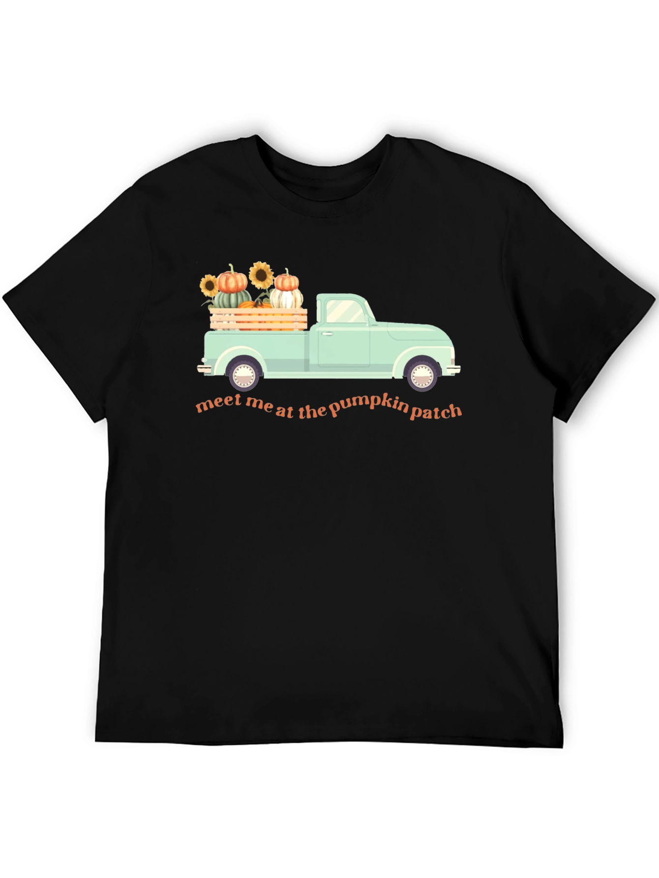 Pumpkin Patch Truck T-Shirt Fall Harvest Graphic Tee