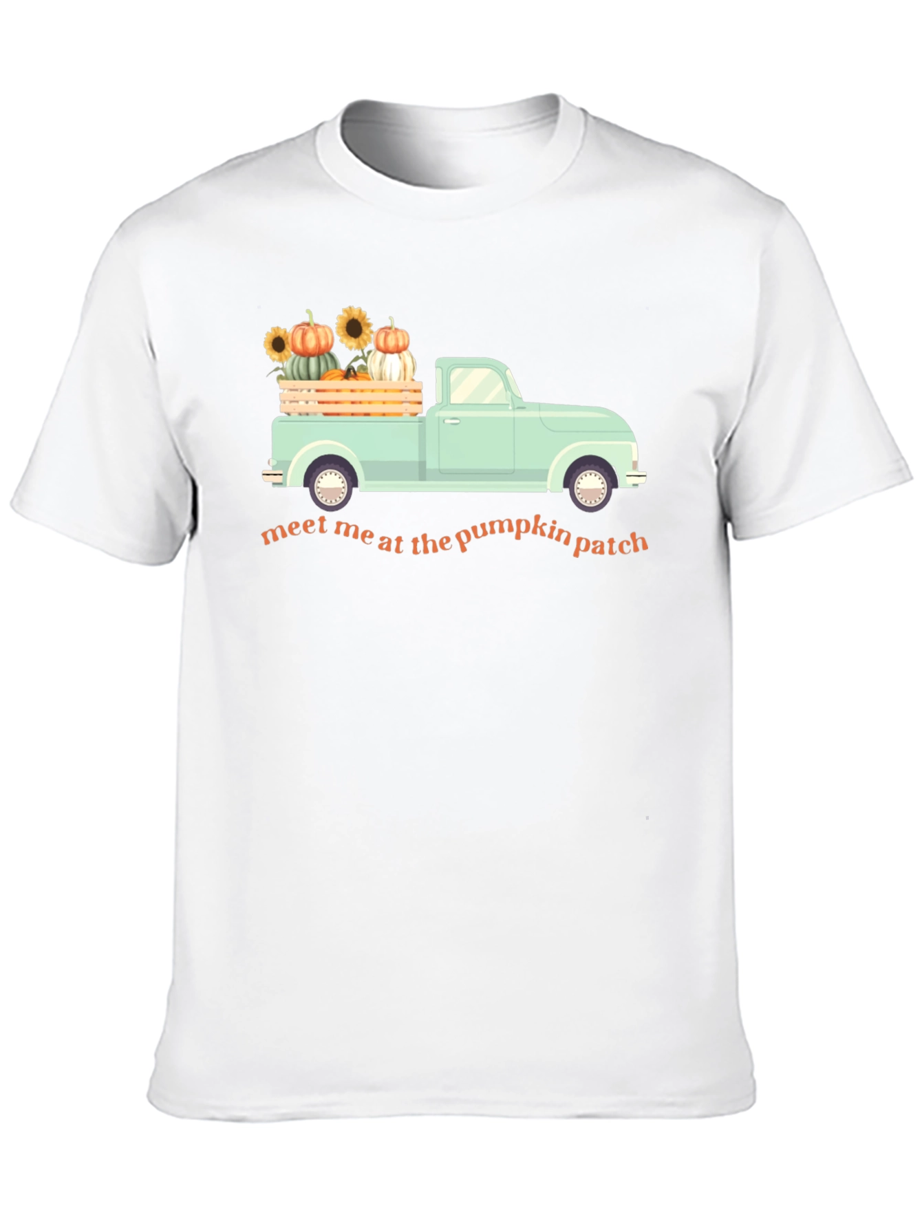 Pumpkin Patch Truck T-Shirt Fall Harvest Graphic Tee
