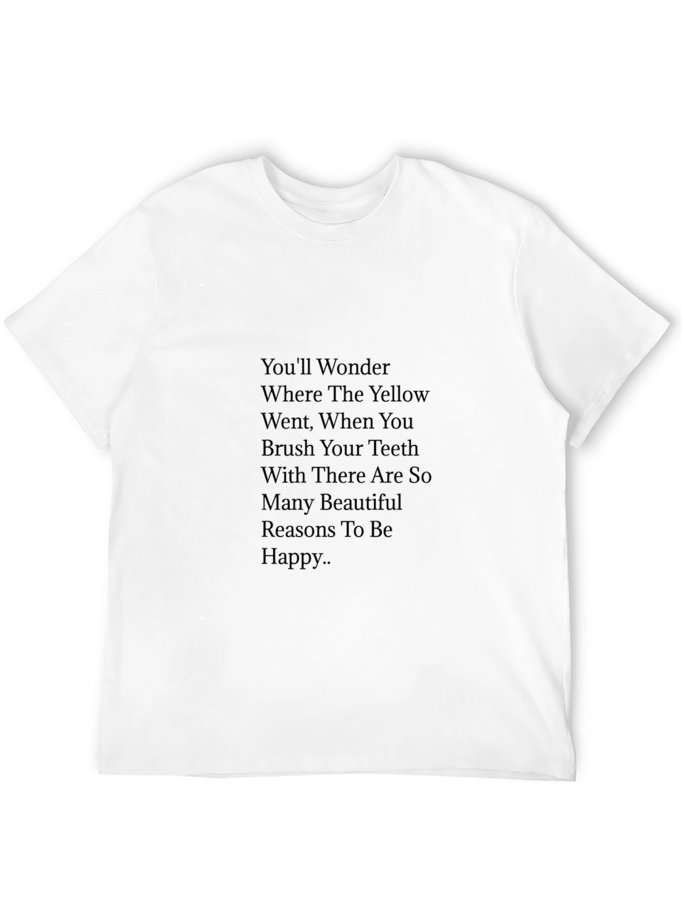 Yellow Went Funny Tee