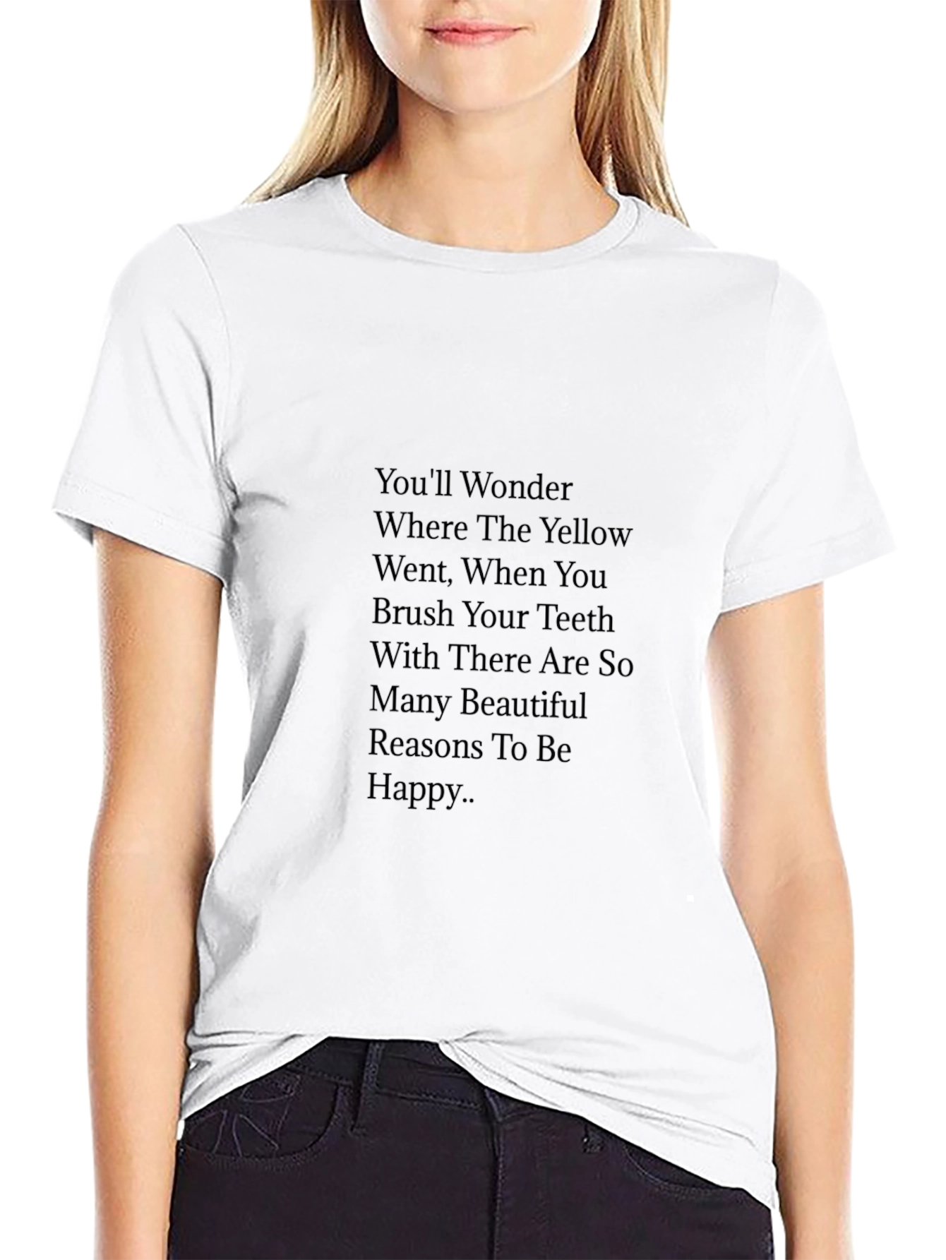 Yellow Went Funny Tee