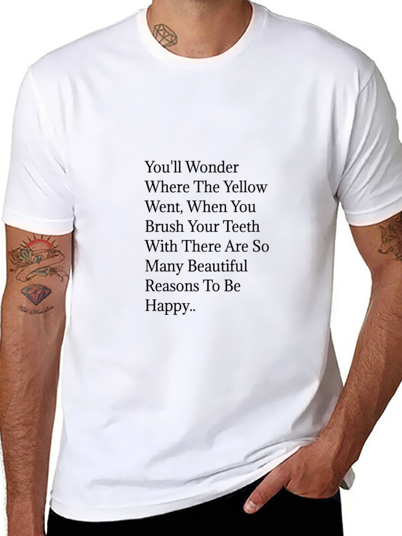 Yellow Went Funny Tee