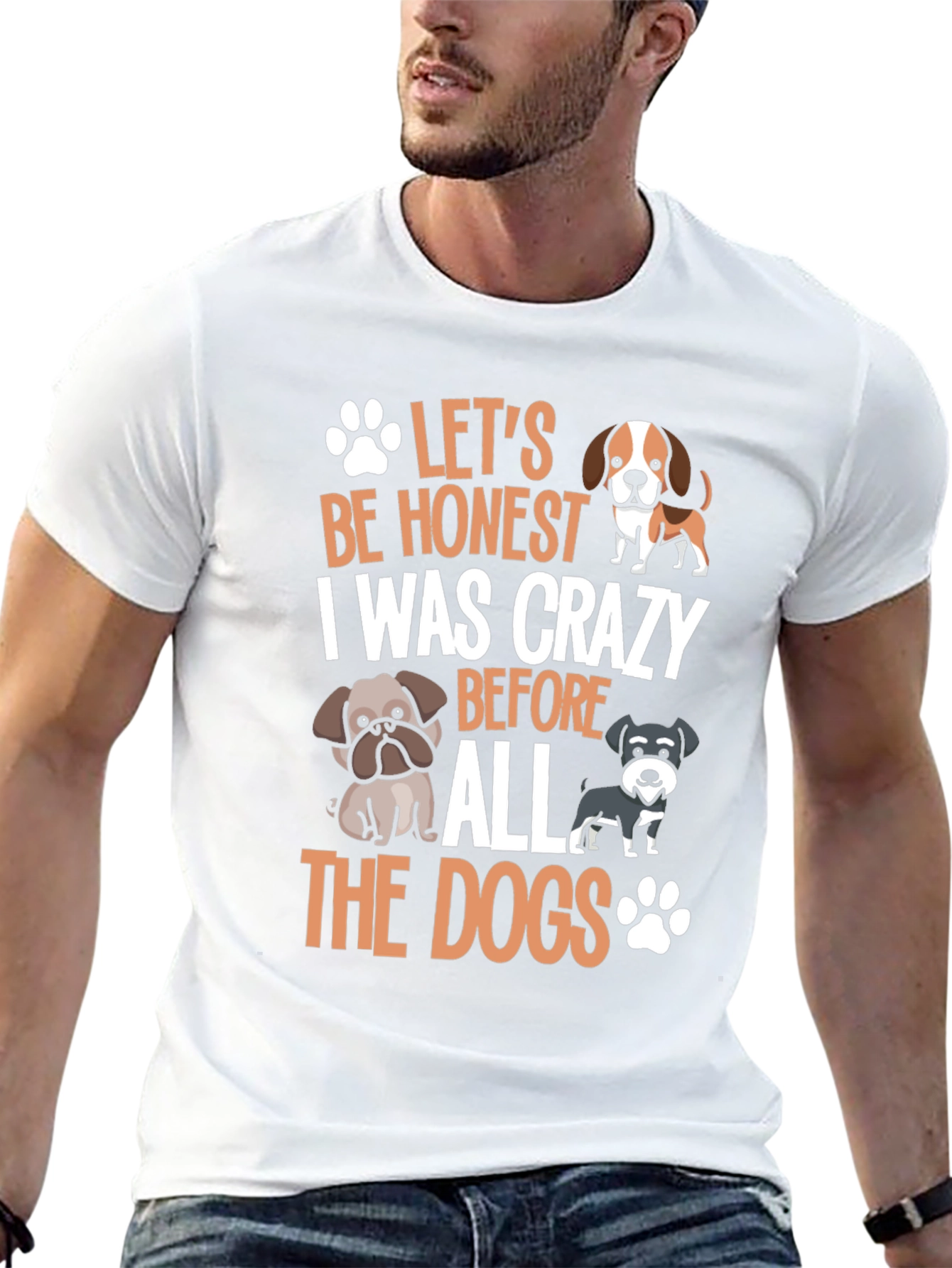 Dog Lover Crazy Before Dogs T-Shirt