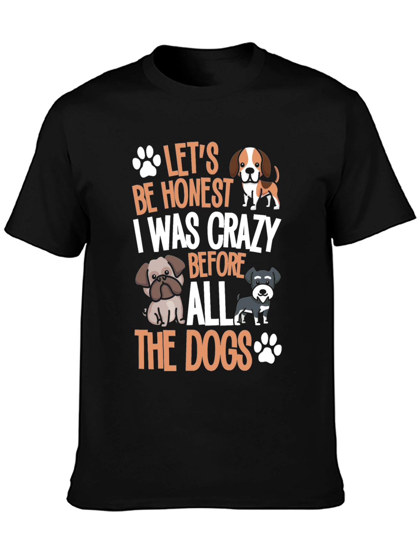 Dog Lover Crazy Before Dogs T-Shirt