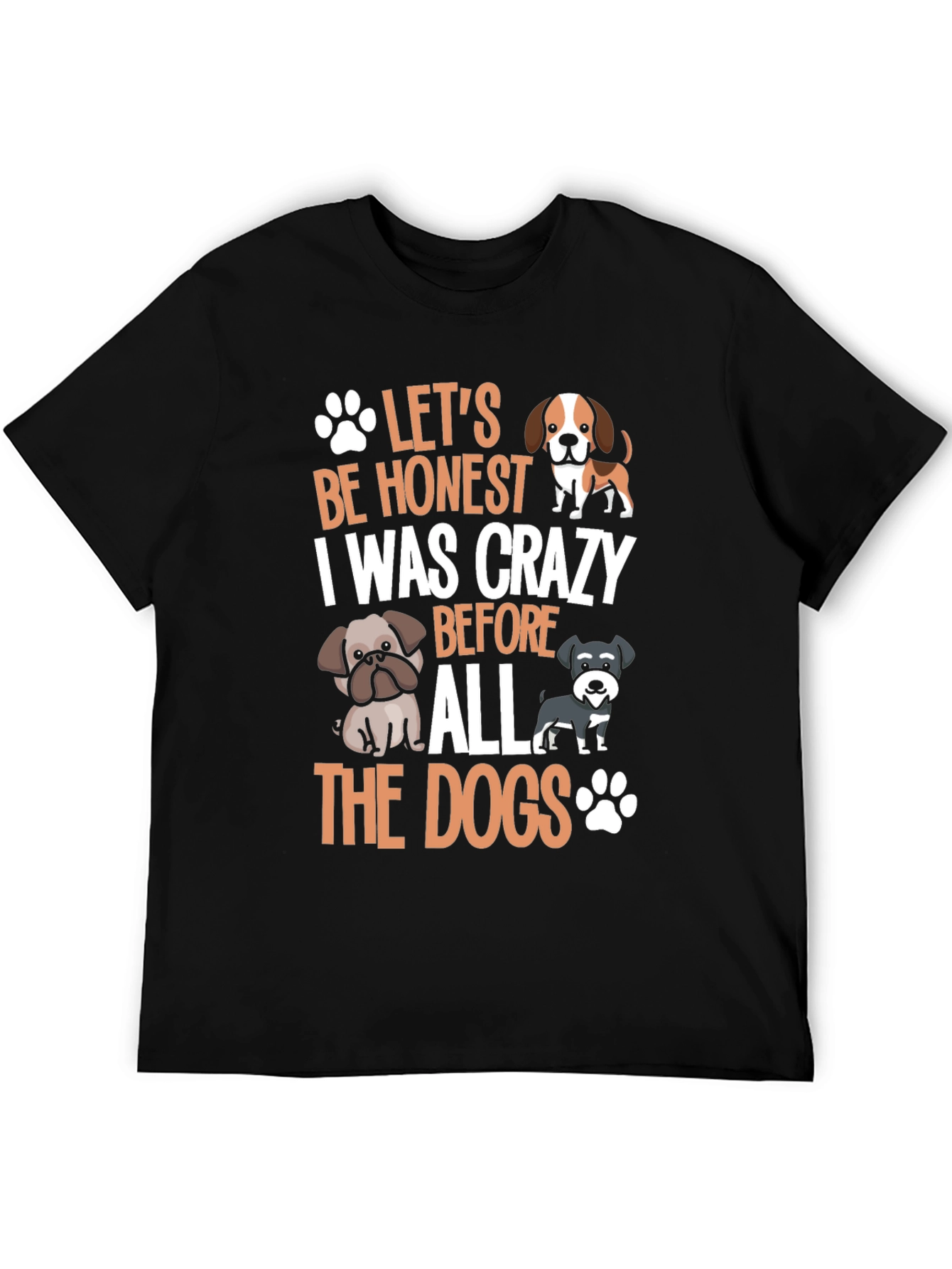 Dog Lover Crazy Before Dogs T-Shirt