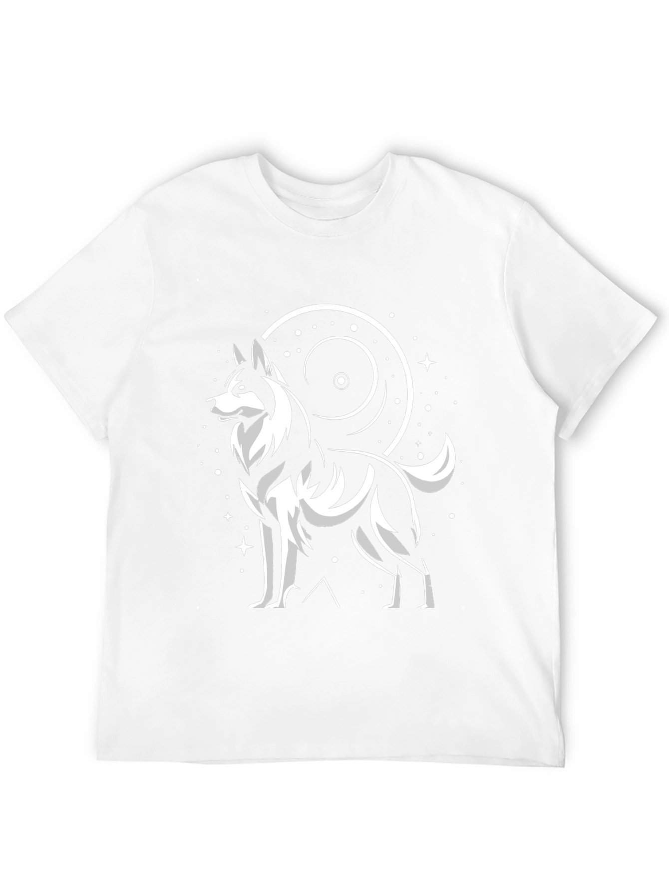 Husky Galaxy Graphic T-Shirt - Stylish Unisex Tee