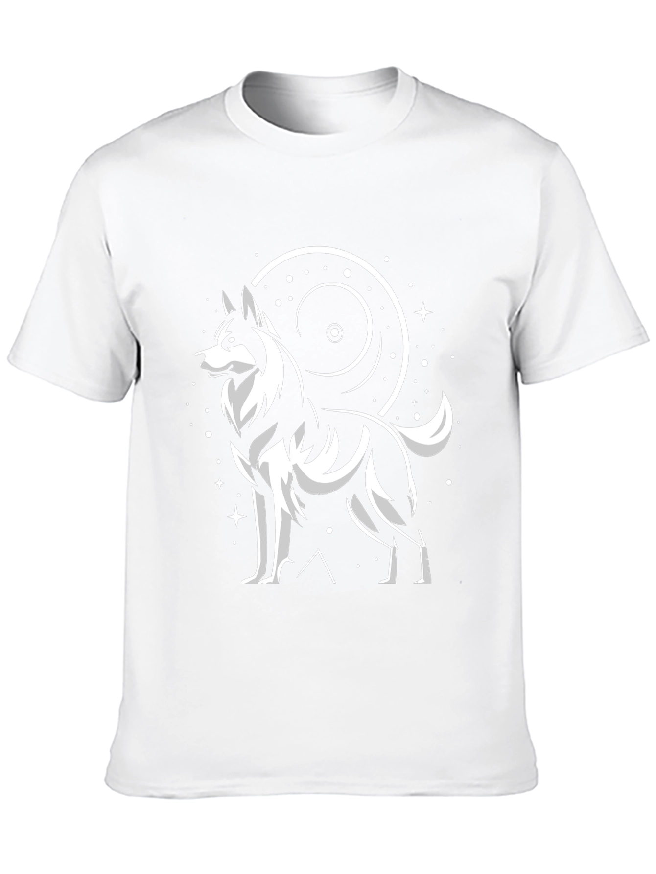 Husky Galaxy Graphic T-Shirt - Stylish Unisex Tee