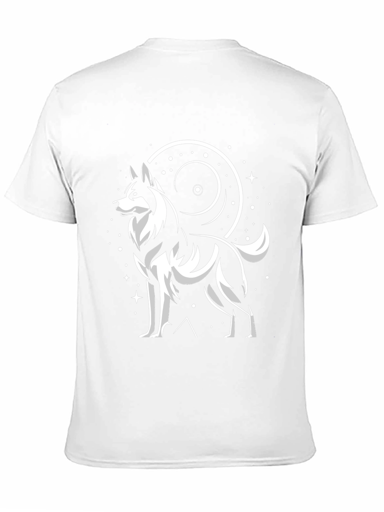Husky Galaxy Graphic T-Shirt - Stylish Unisex Tee