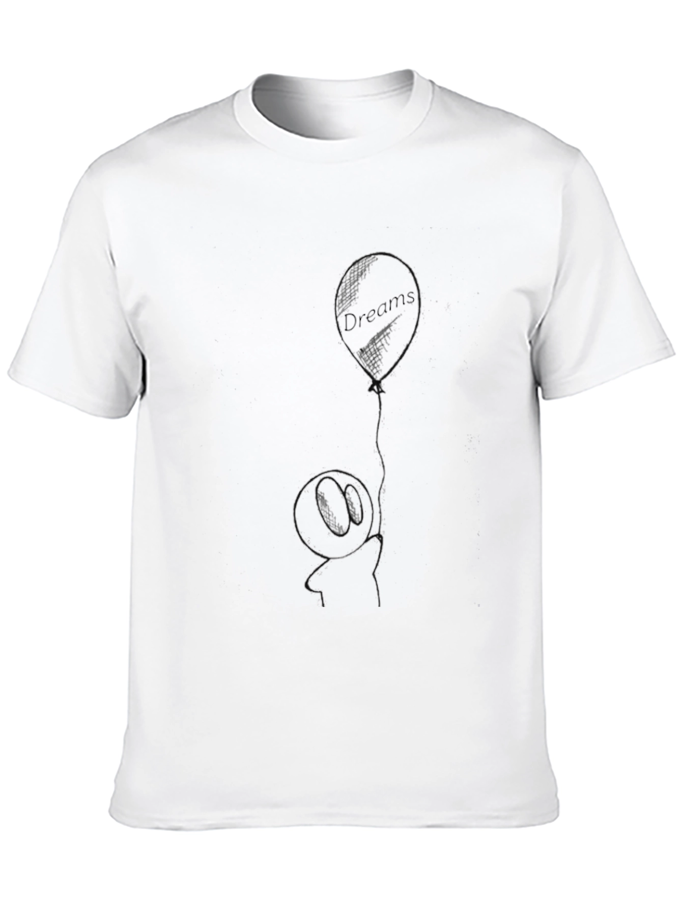 Dreams Balloon Graphic Tee - Black