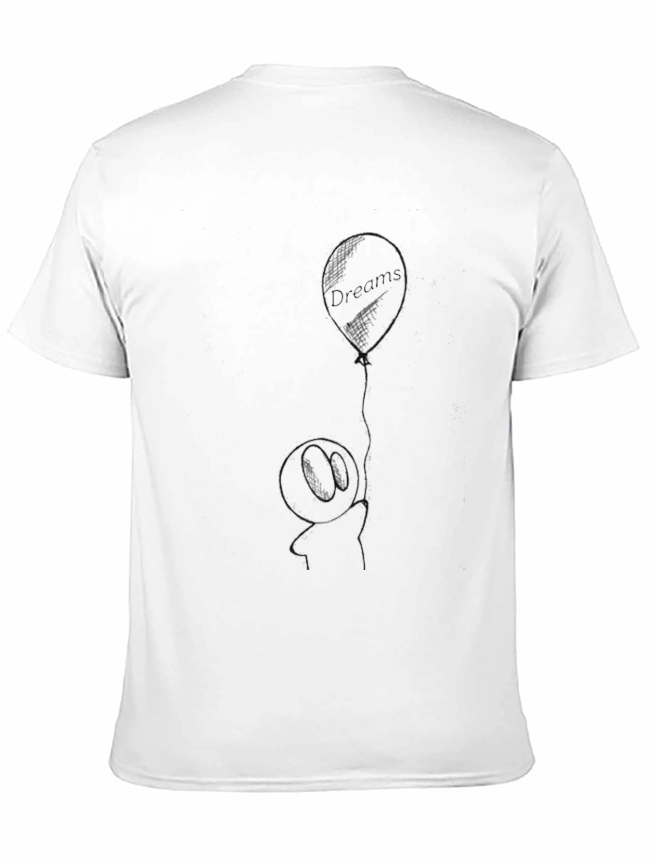 Dreams Balloon Graphic Tee - Black