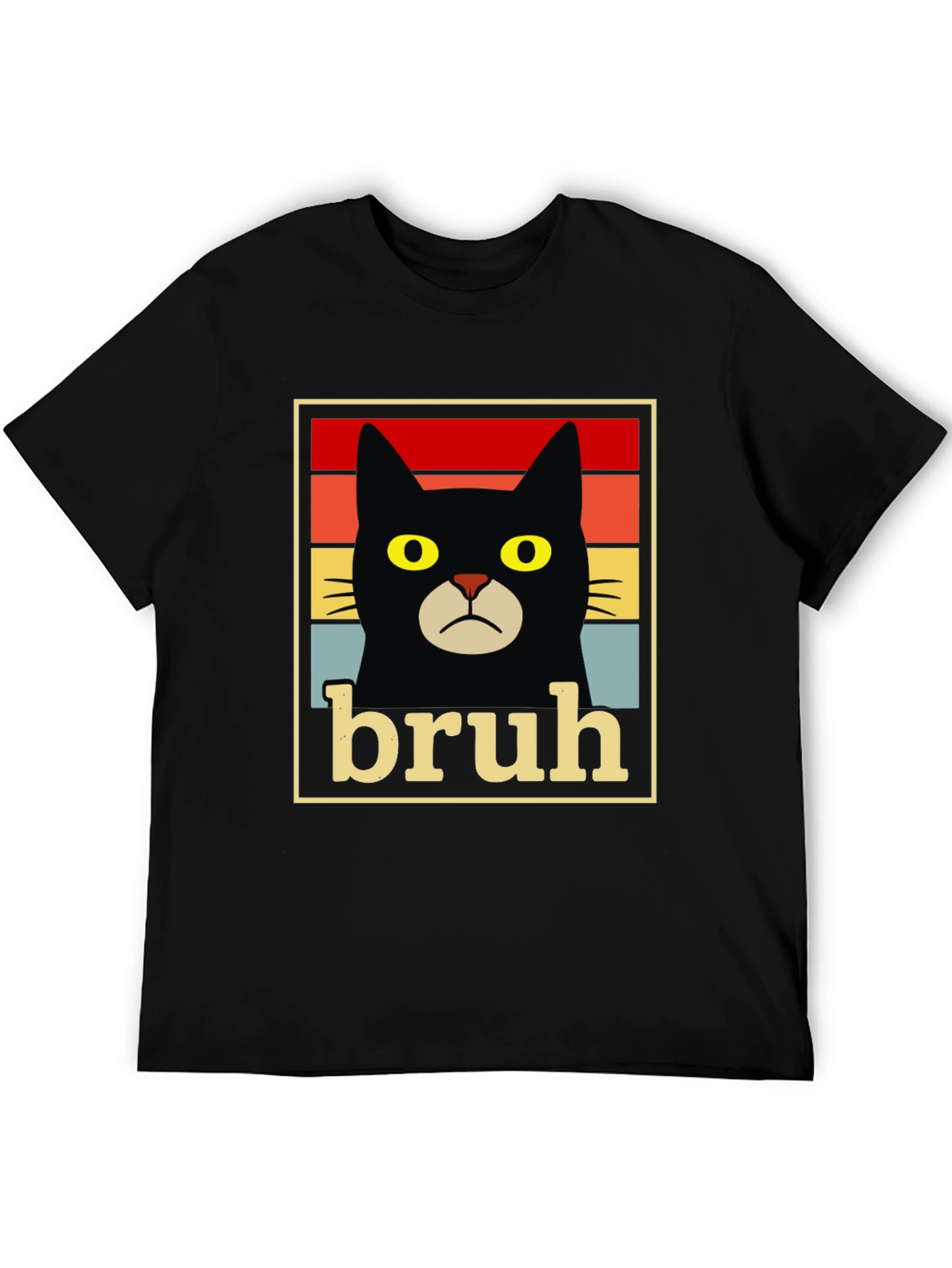 Bruh Cat T-Shirt - Funny Graphic Tee