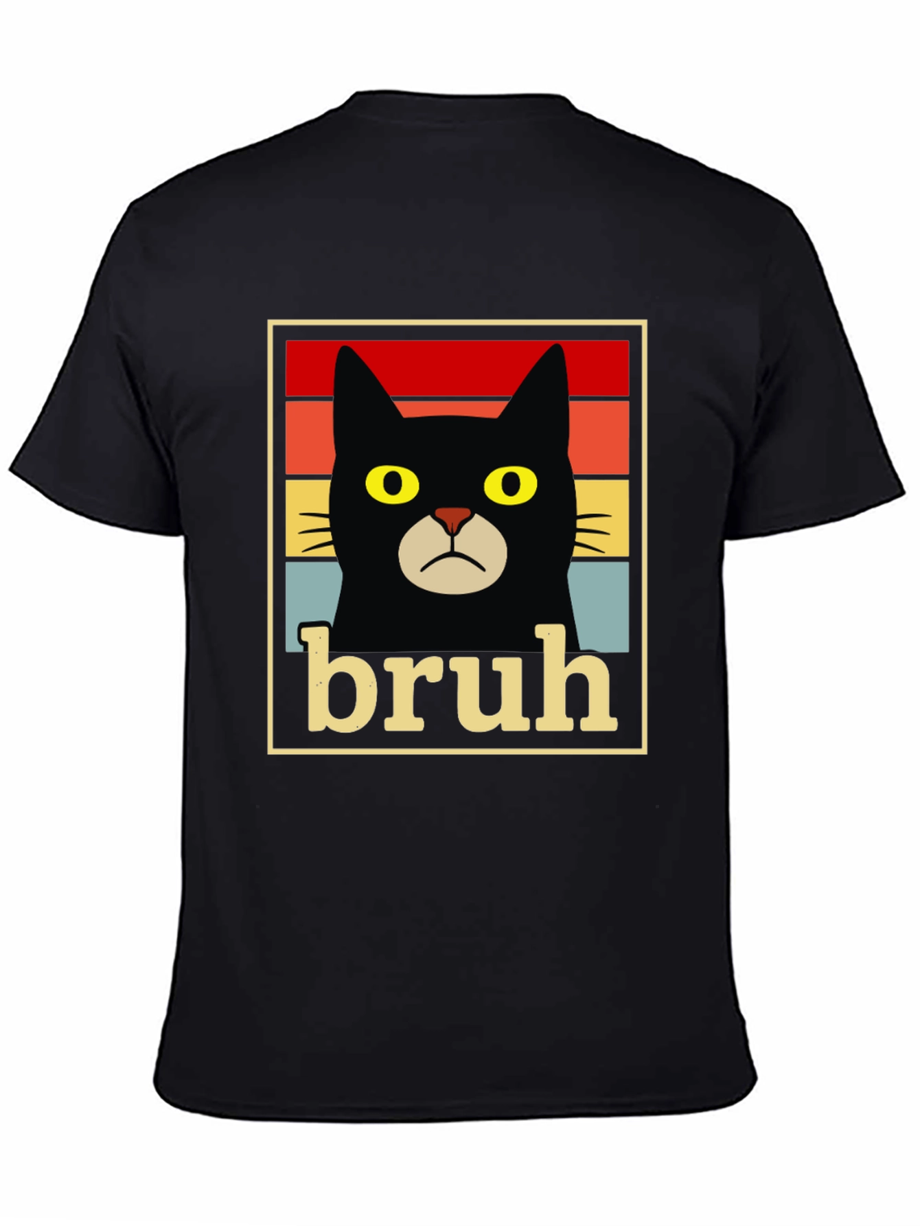 Bruh Cat T-Shirt - Funny Graphic Tee