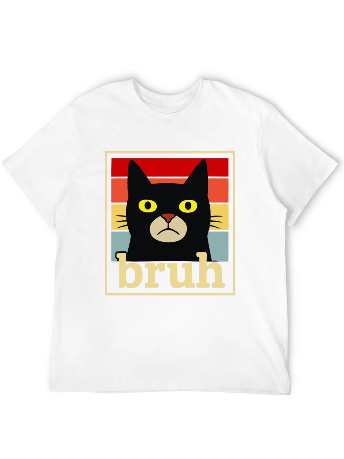 Bruh Cat T-Shirt - Funny Graphic Tee