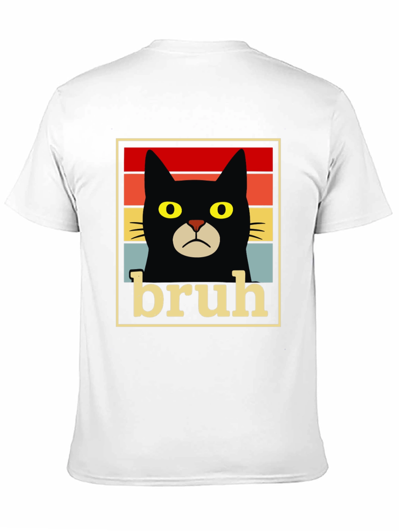Bruh Cat T-Shirt - Funny Graphic Tee