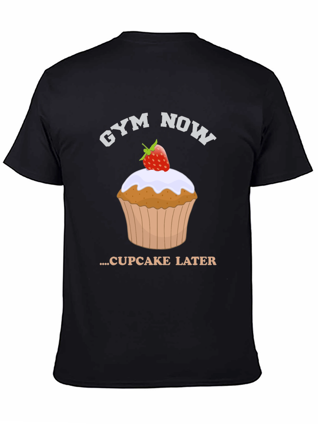 Gym Now Cupcake Later Graphic Tee