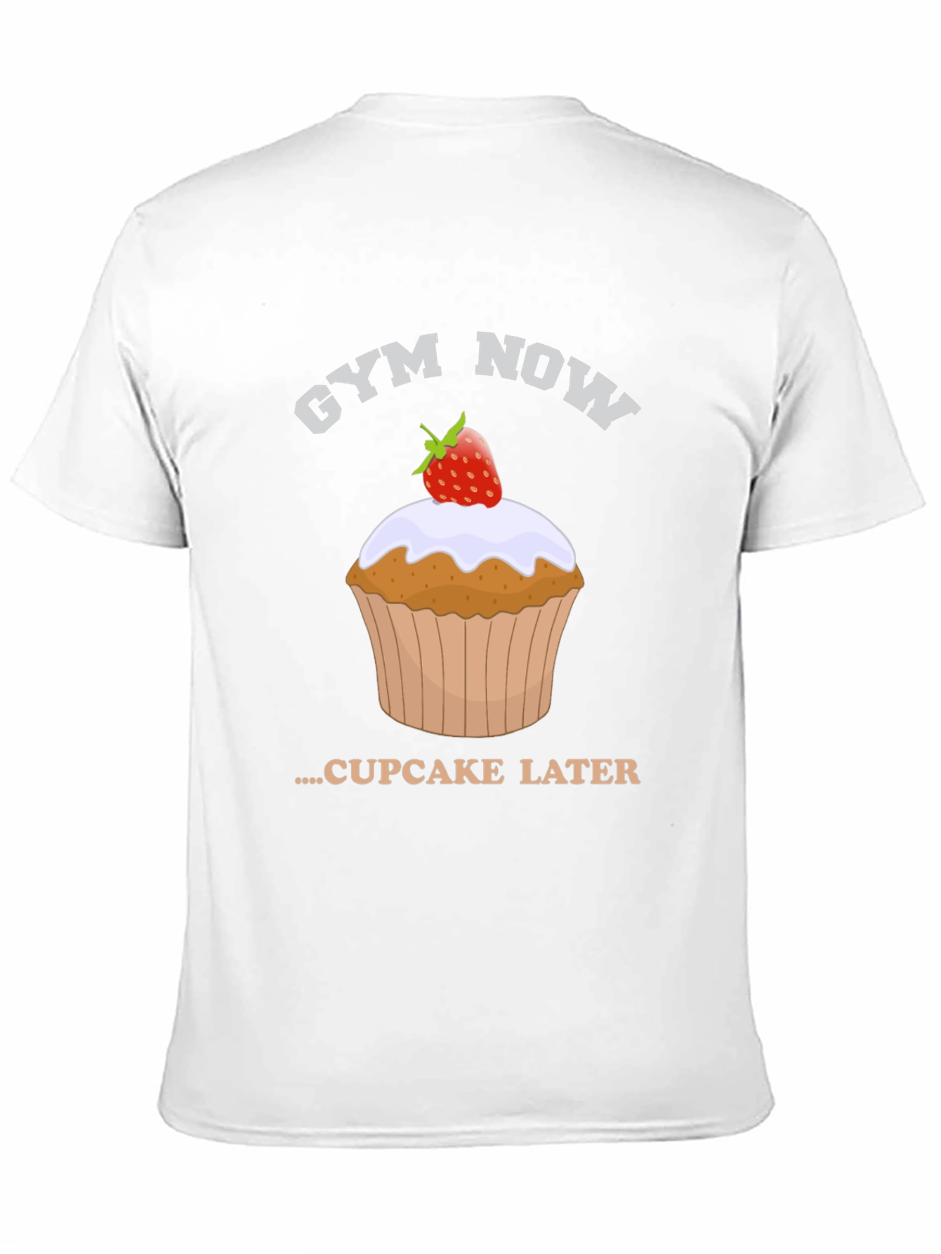 Gym Now Cupcake Later Graphic Tee