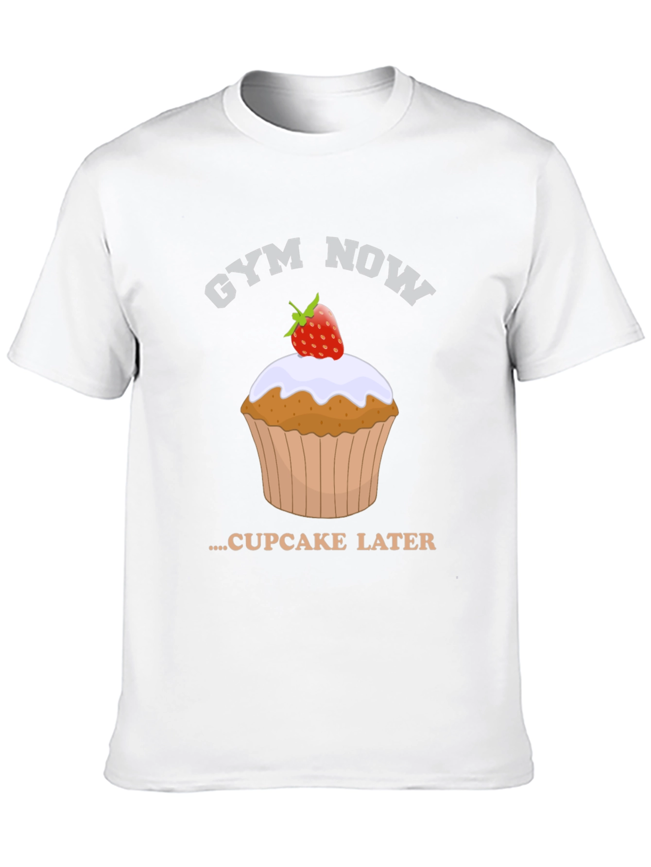Gym Now Cupcake Later Graphic Tee