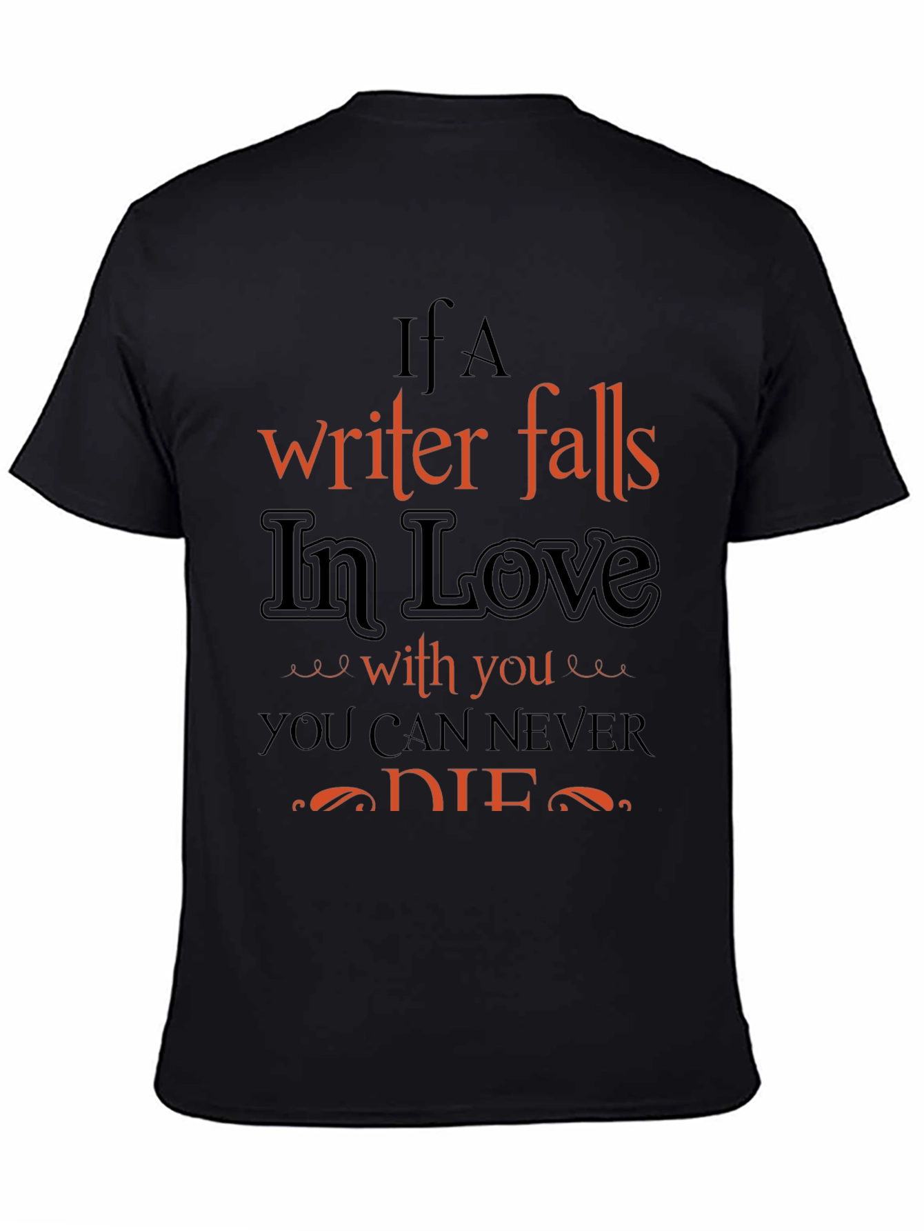 Writers Love Black Graphic Tee