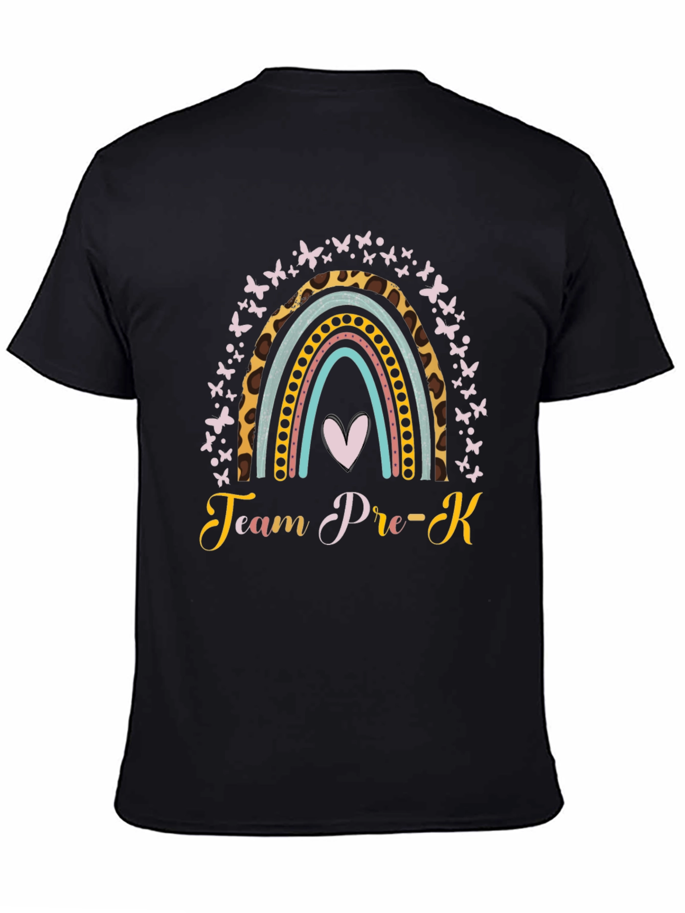 Team Pre-K Rainbow Butterfly T-Shirt