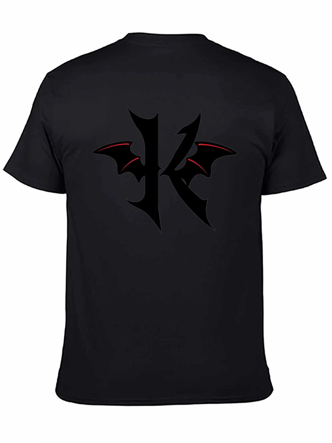Gothic K T-Shirt - Edgy Dark Style